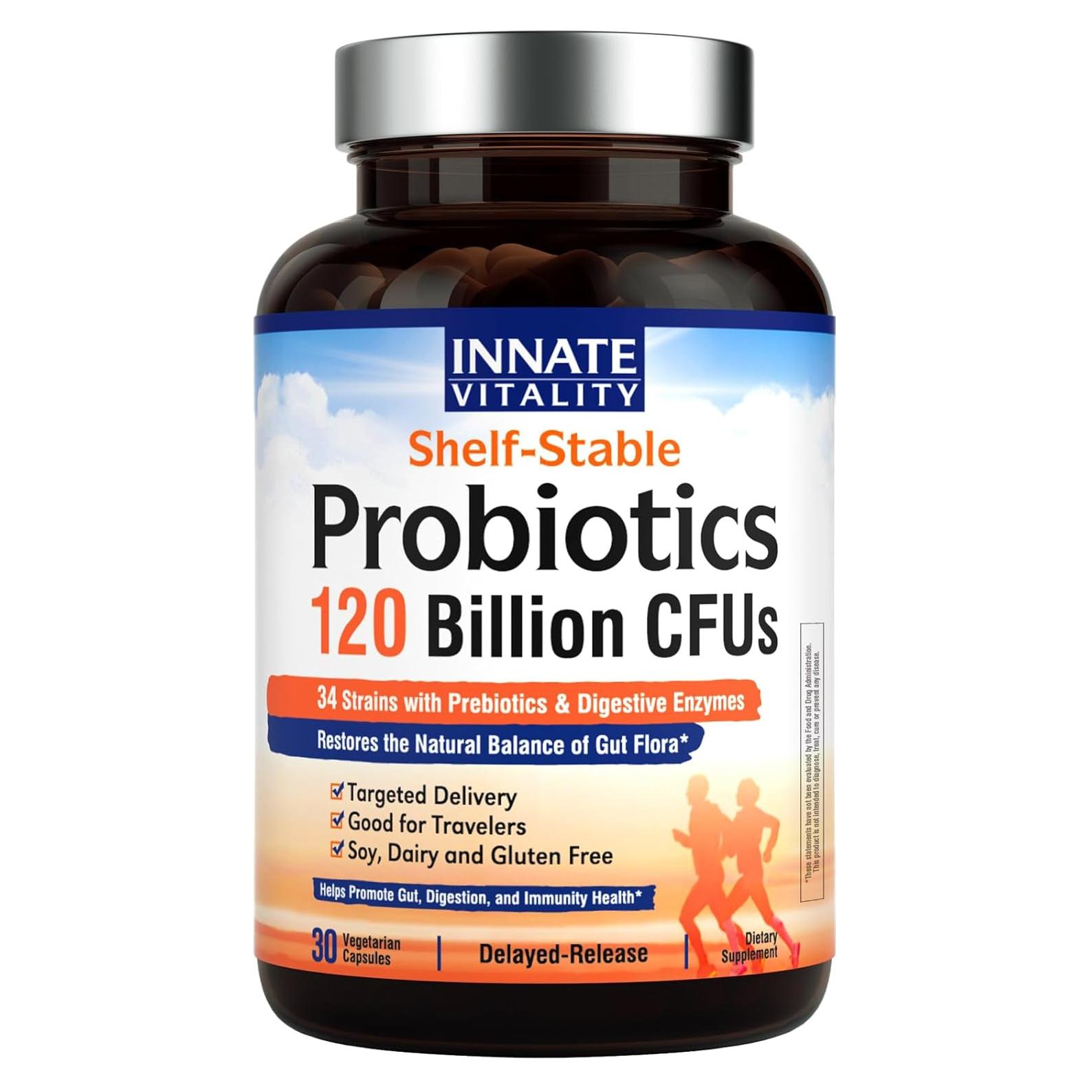 Probioticos Innate Vitality 120 Mil Millones 30 Caps Veganas