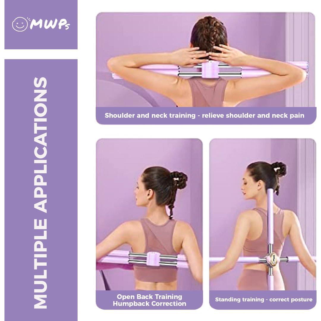 Corrector de Postura Genérico MWPS Ajustable 58-86 cm Púrpura