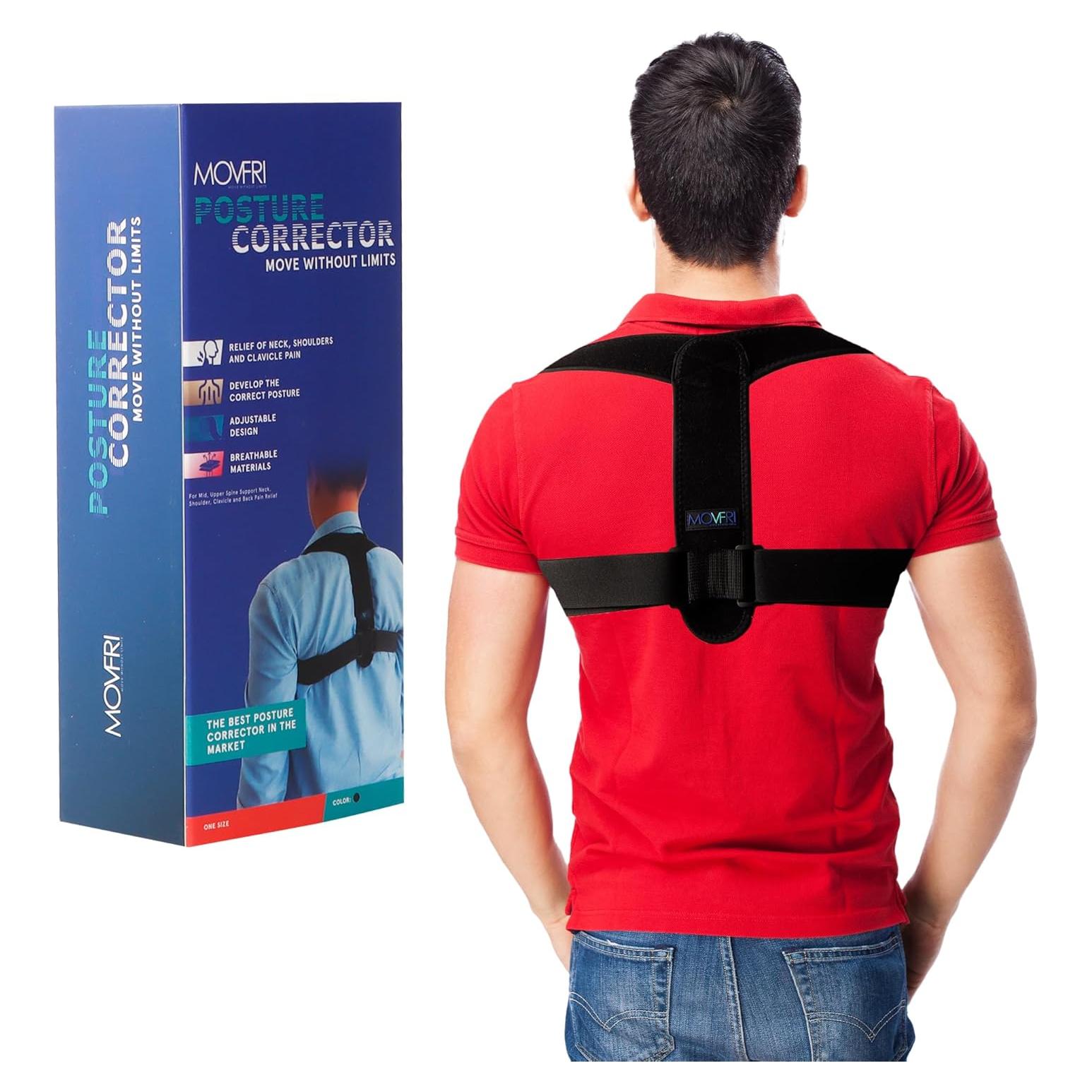 Corrector de Postura MOVFRI Ajustable para Hombres y Mujeres