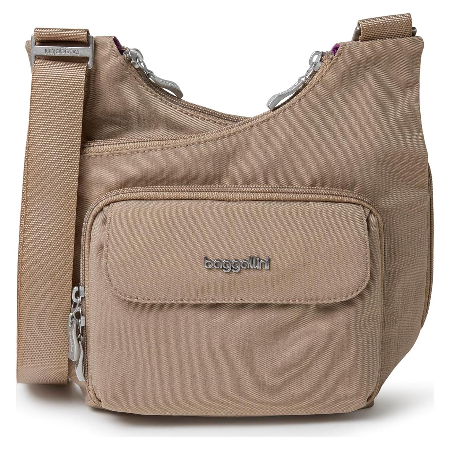Bolso Cruzado Baggallini Criss Cross Resistente al Agua 25.4x7.6cm