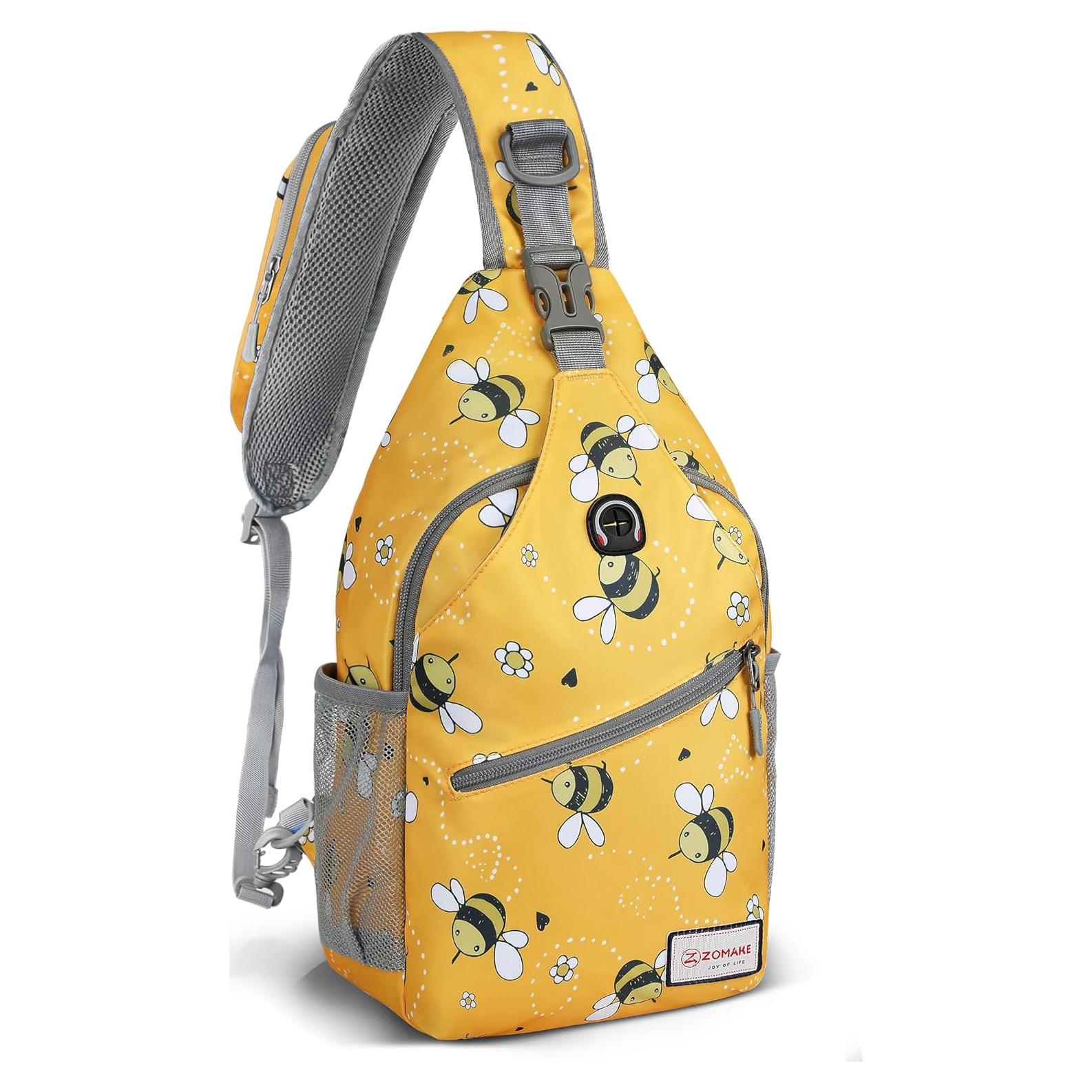 Bolsa Bandolera ZOMAKE Pequeña Impermeable Amarillo Abeja