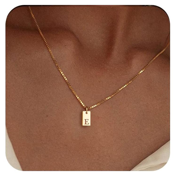 Collar Inicial de Oro 14K para Mujeres - Joyería Personalizada