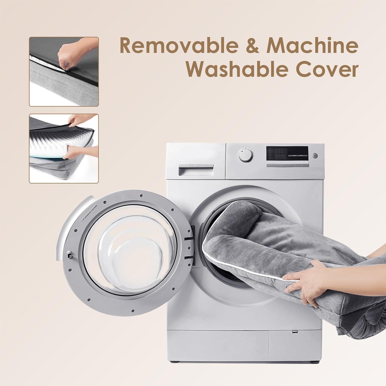 Cama ortopédica para perros grandes EHEYCIGA 112x81cm viscoelástica