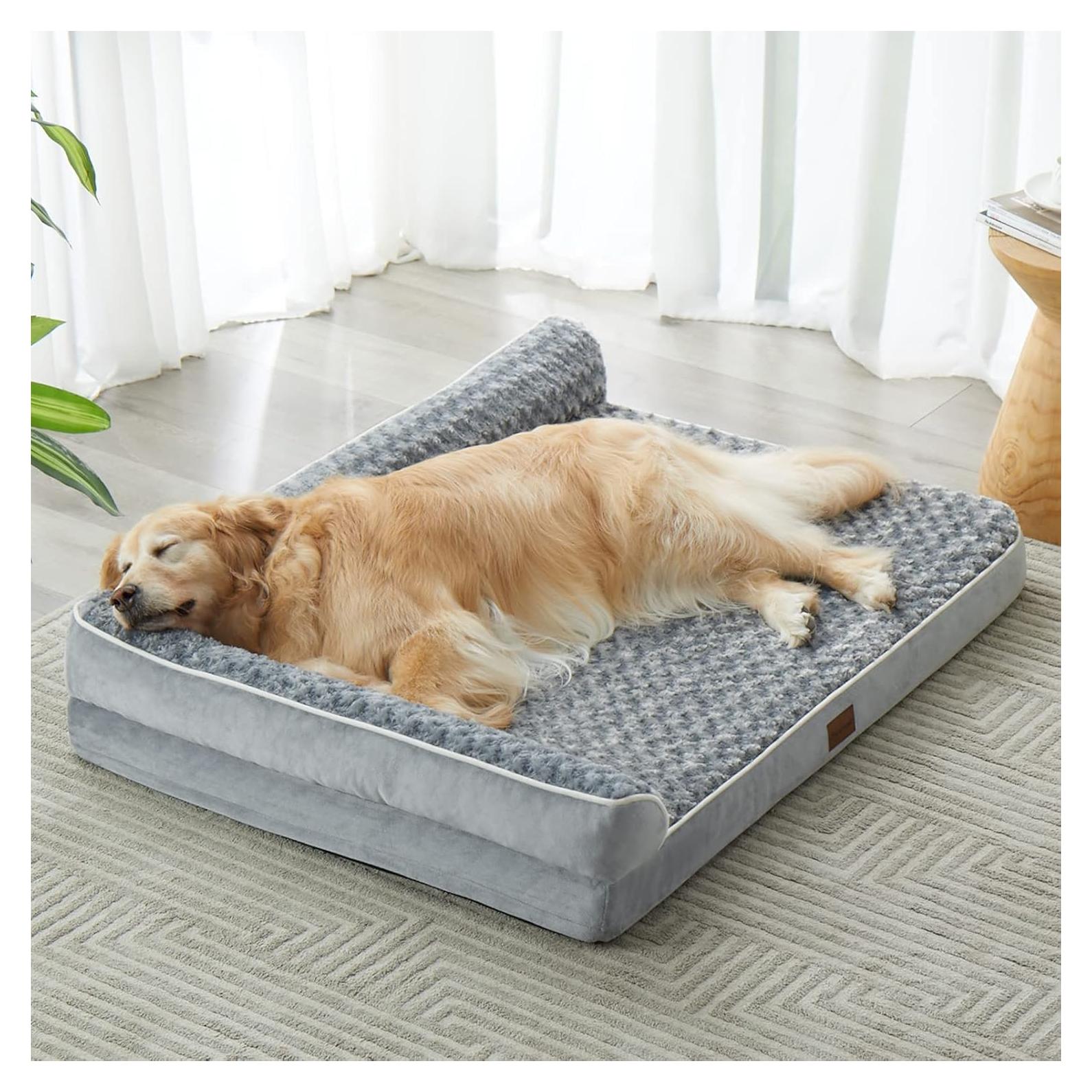 Cama Ortopédica para Perros Grandes BFPETHOME - Sofá Impermeable