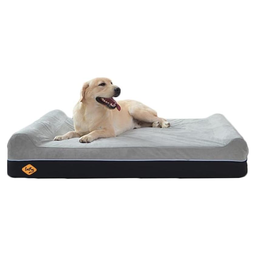 Cama para Perros Extra Grande Laifug 127x91cm Espuma Ortopédica