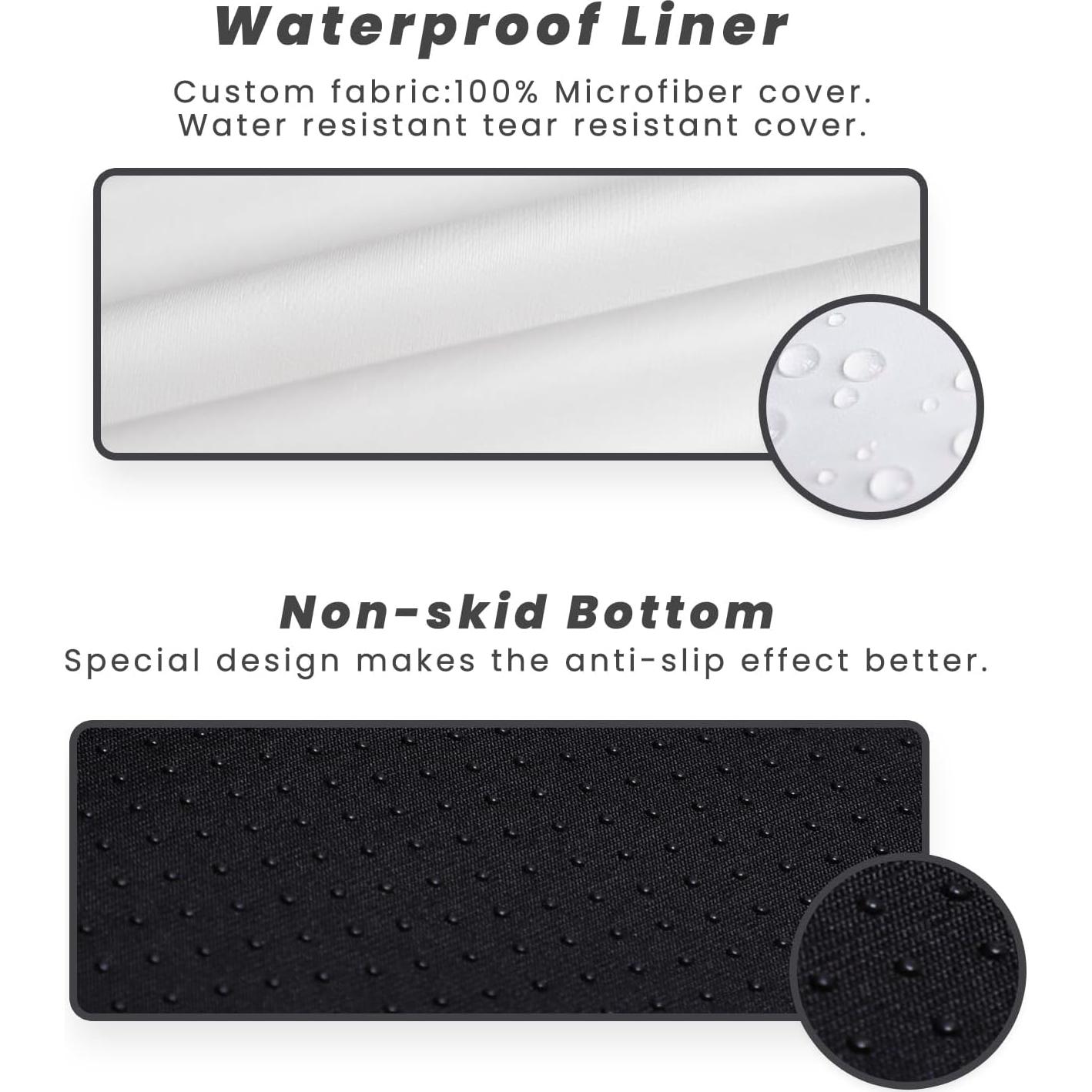 Cama para Perros Extra Grande Laifug 127x91cm Espuma Ortopédica