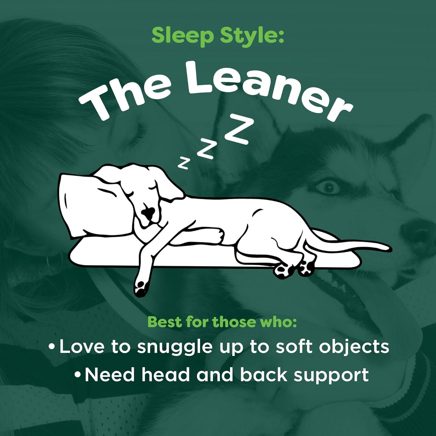 Cama ortopédica para perros Furhaven Jumbo en forma de L - Gris piedra