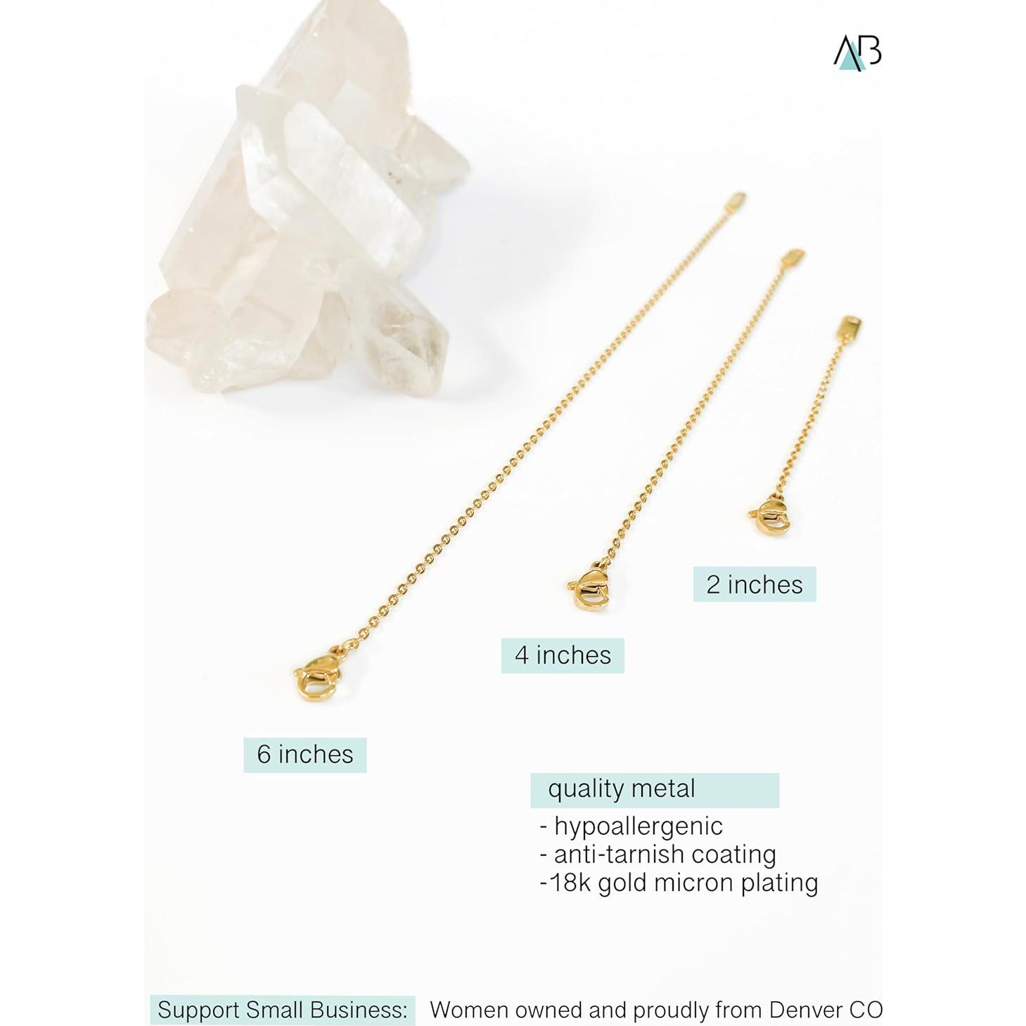 Extensores de Collar Hipoalergénicos Altitude Boutique 3 Piezas