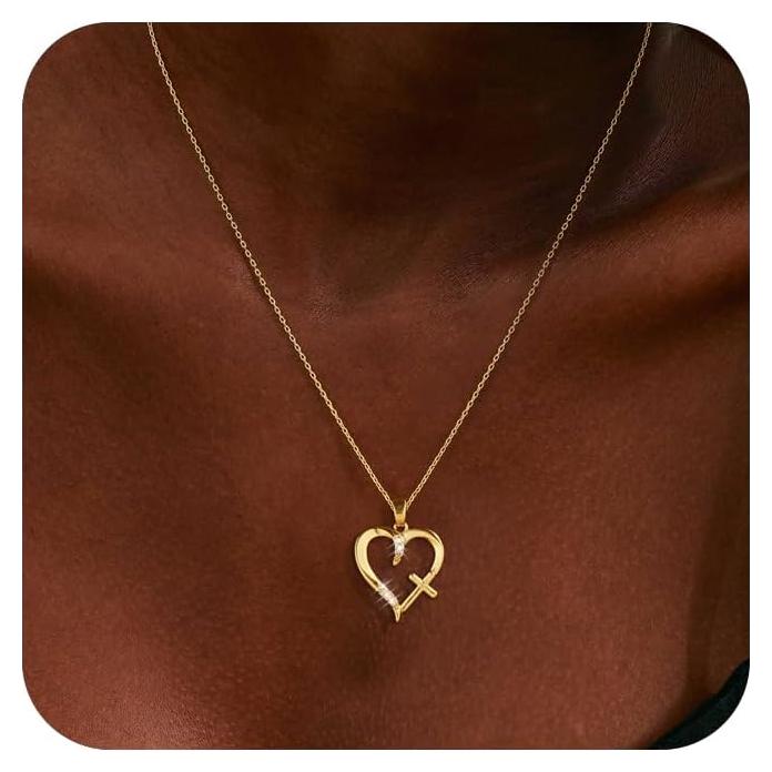 Collar de Cruz Dorado 14K para Mujeres - Joyería Minimalista