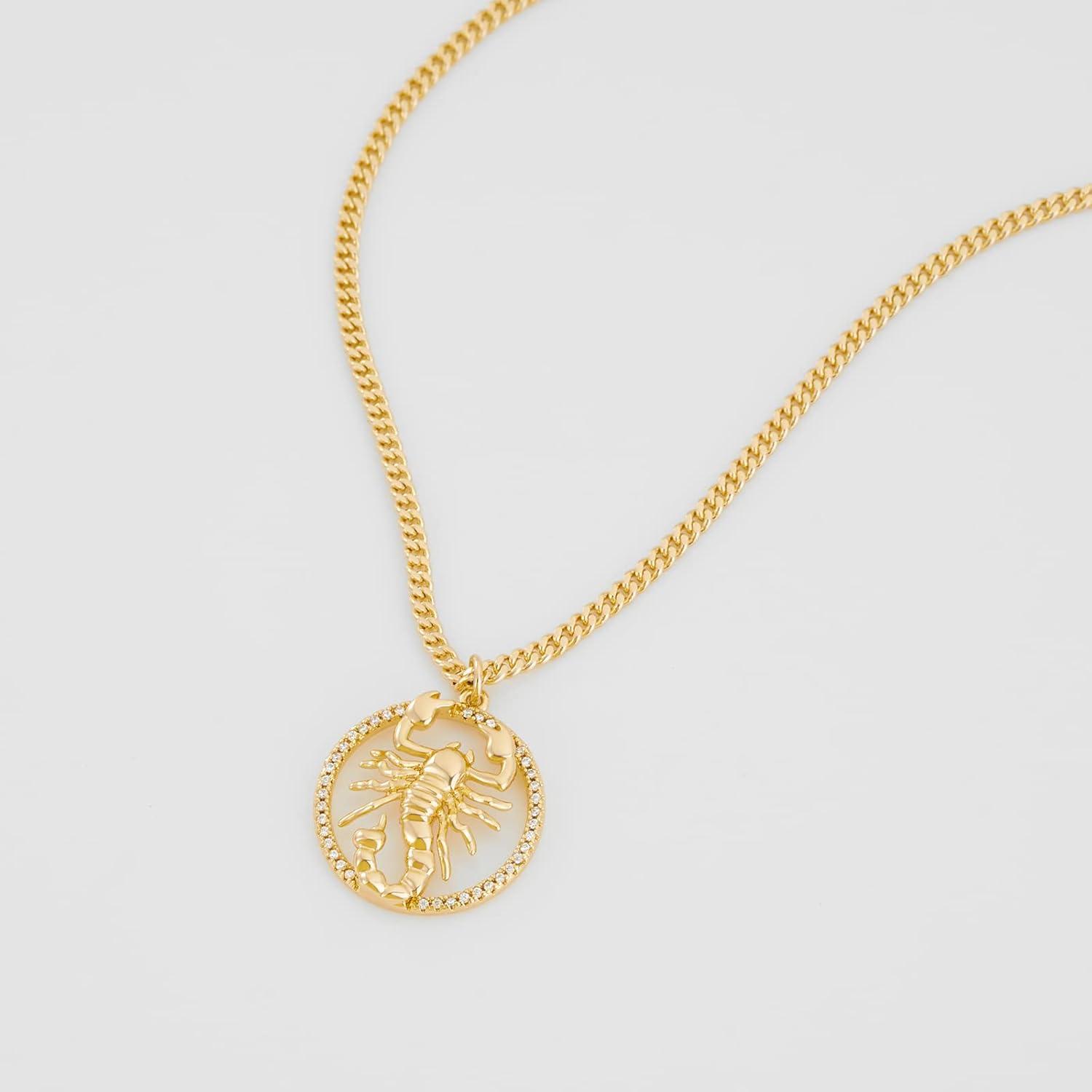 Collar de Escorpión Fettero en Baño de Oro 14K para Mujeres