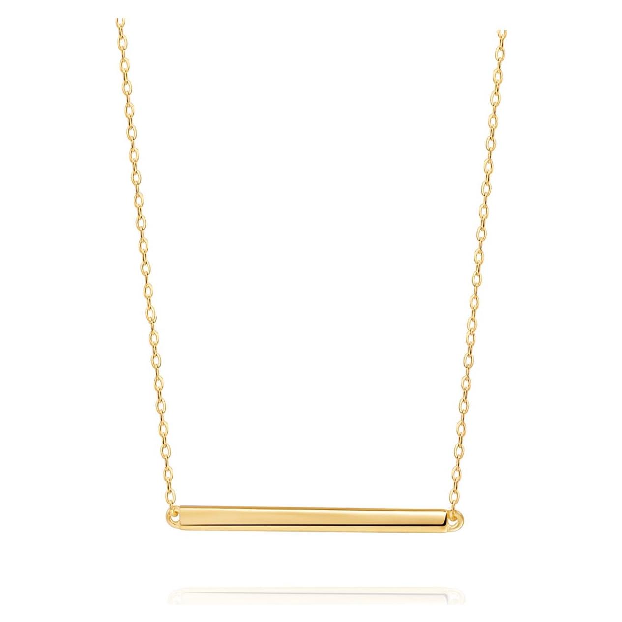 Collar Lariat S.Leaf de Plata Esterlina 925 y Oro 18k para Mujeres