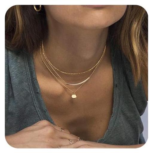 Collar Choker Dainty Aisansty Oro 14K Hecho a Mano para Mujeres