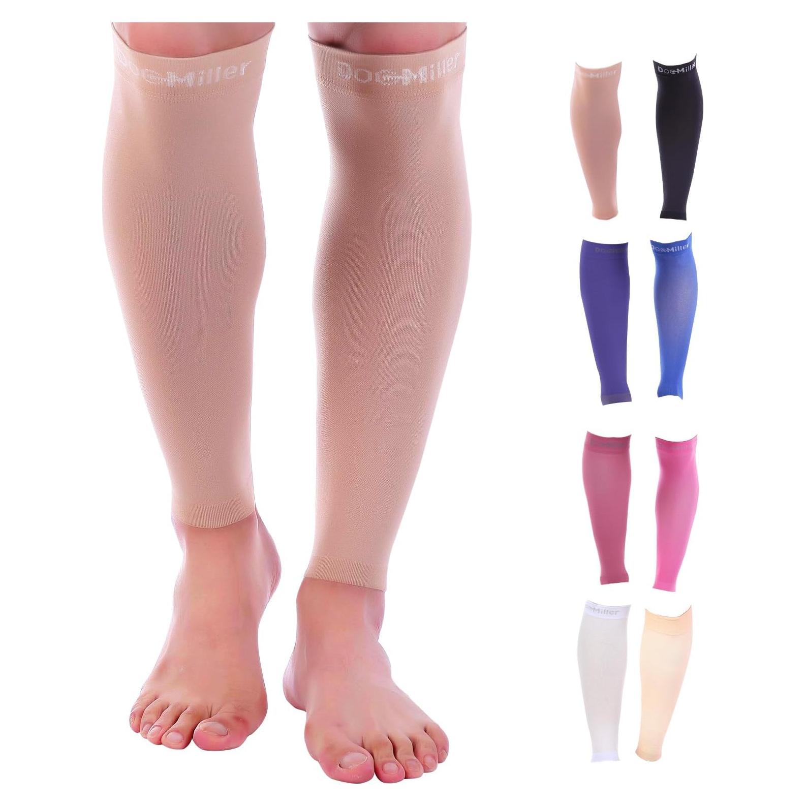 Mangas de Compresión para Pantorrillas Doc Miller 15-20mmHg