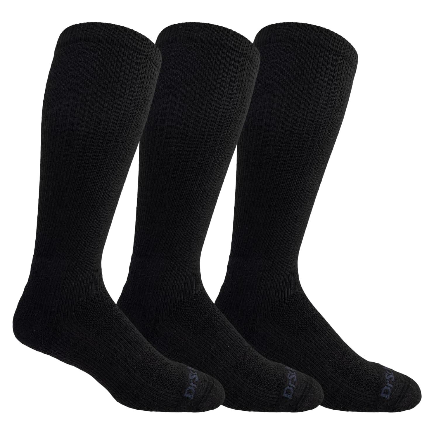 Calcetines de Compresión Dr. Scholl's para Hombre - 3 Pares Negros