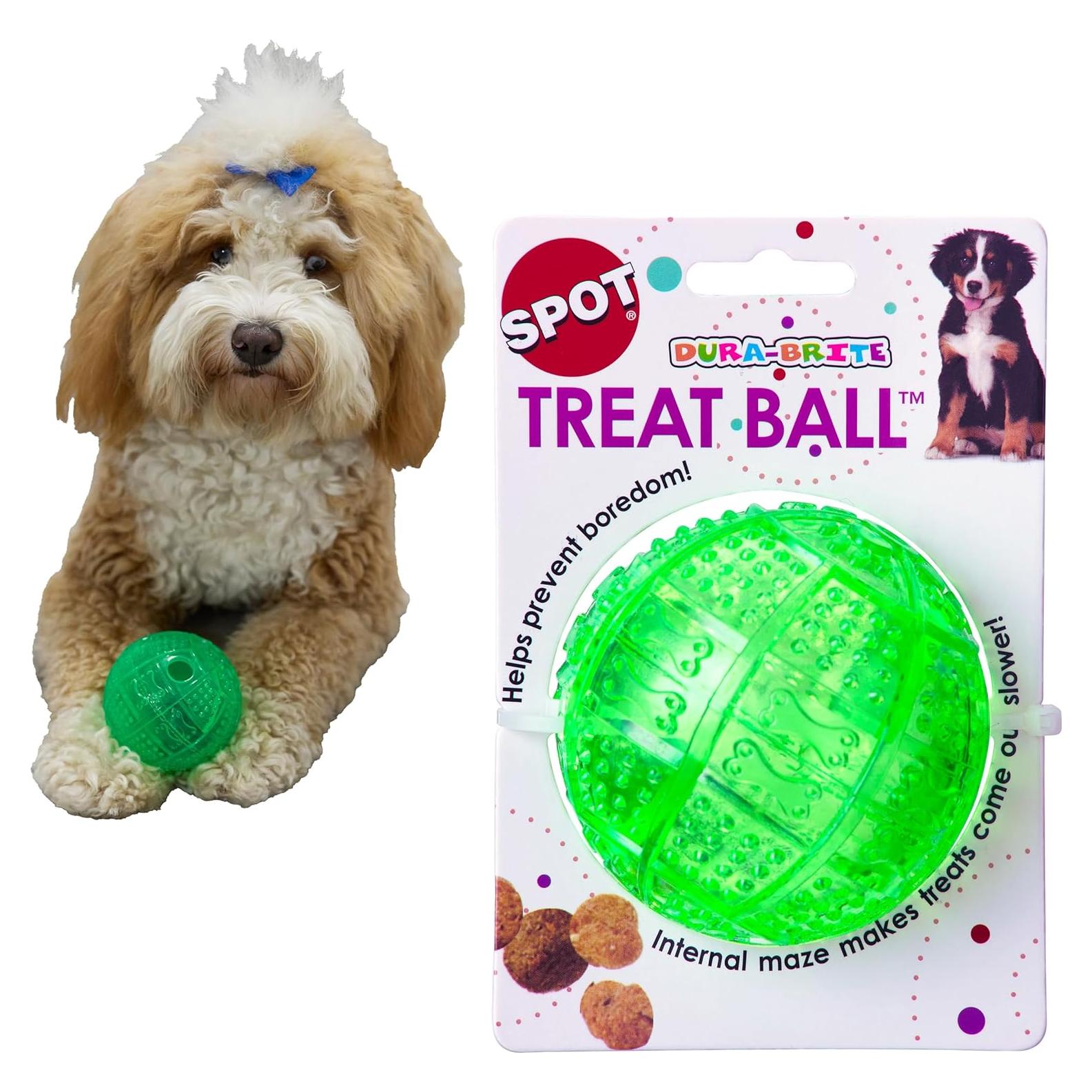 Bola de Golosinas Dura-Brite Ethical Pets 7.62cm TPR Interactiva