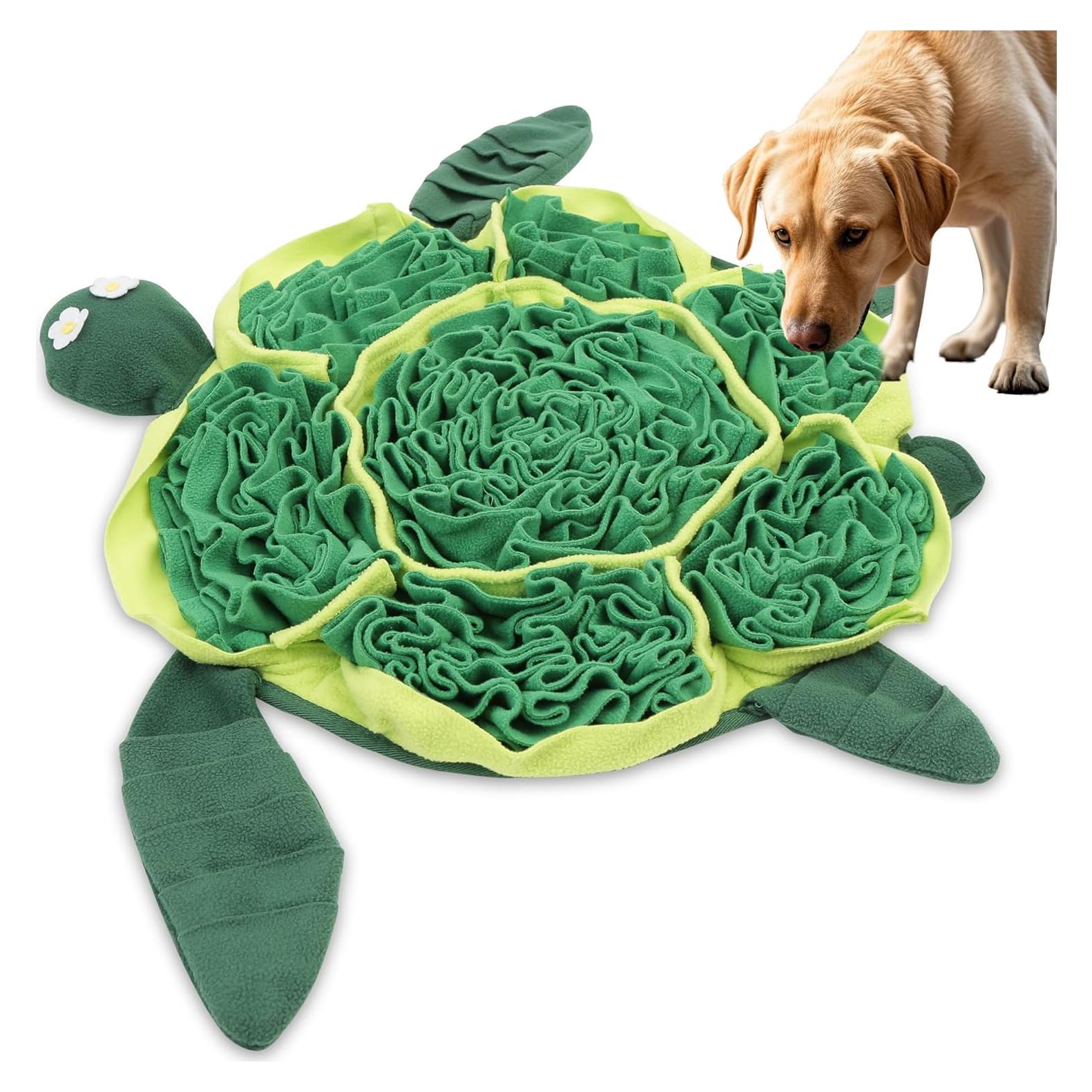 Alfombra de olfato para perros FLERDMAU Verde 127x127 cm