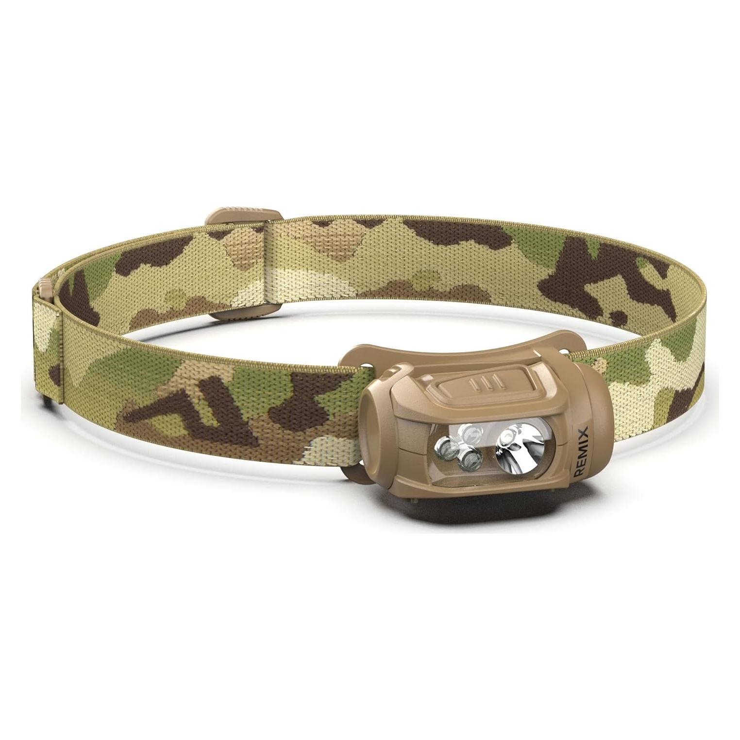 Linterna Frontal Princeton Tec Remix 450 Lúmenes Multicam