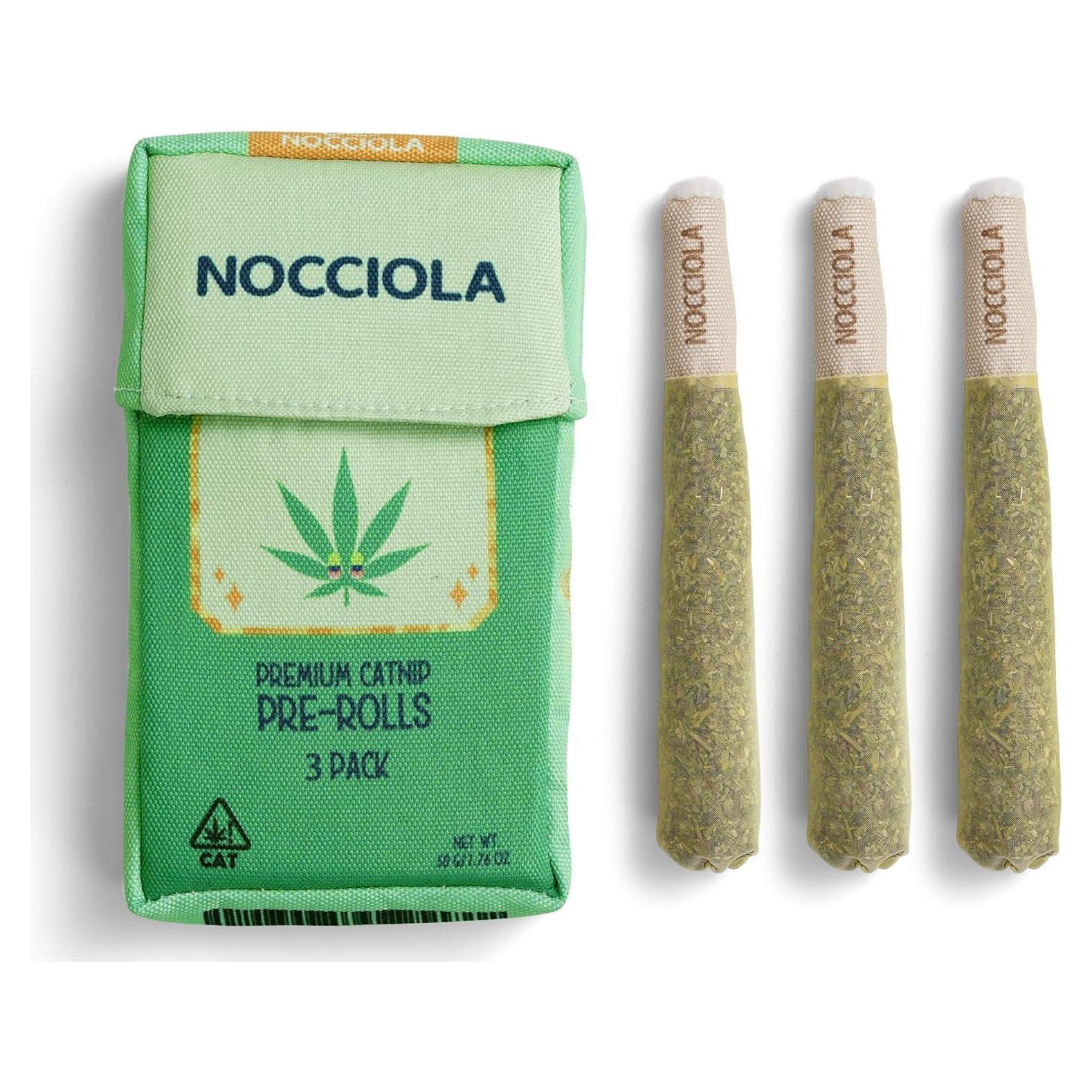 Nocciola 3 Pack Juguetes de Hierba Gatera Orgánica para Gatos