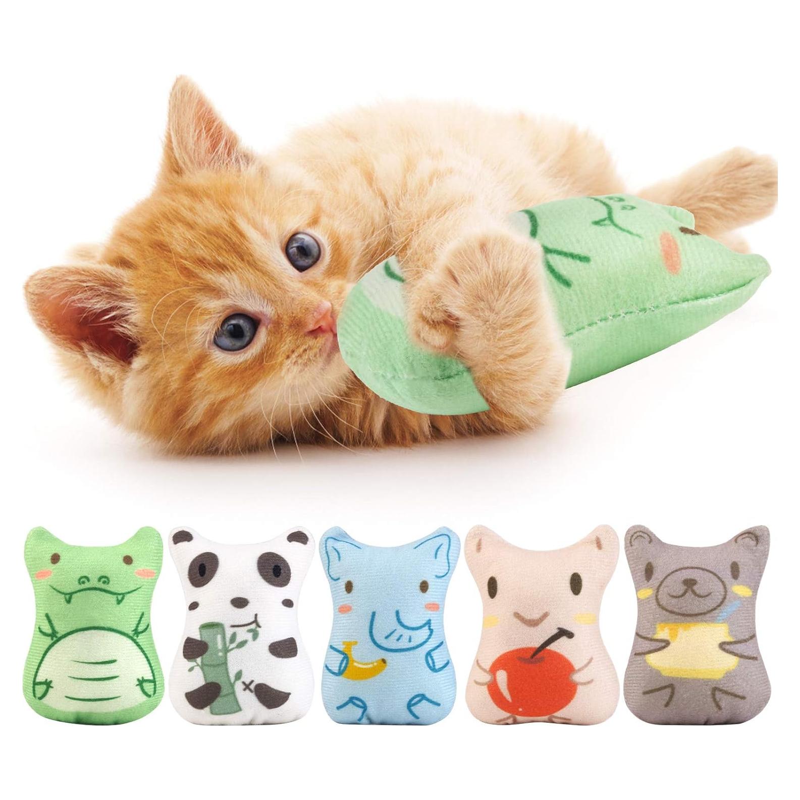Juguetes de Catnip Dorakitten para Gatos - 5 Piezas Interactivas
