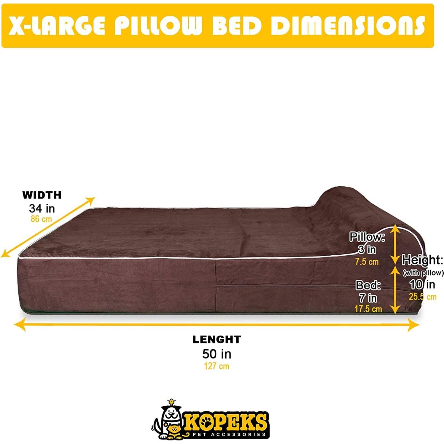 Funda de Repuesto KOPEKS para Cama de Perro Jumbo 127x86cm