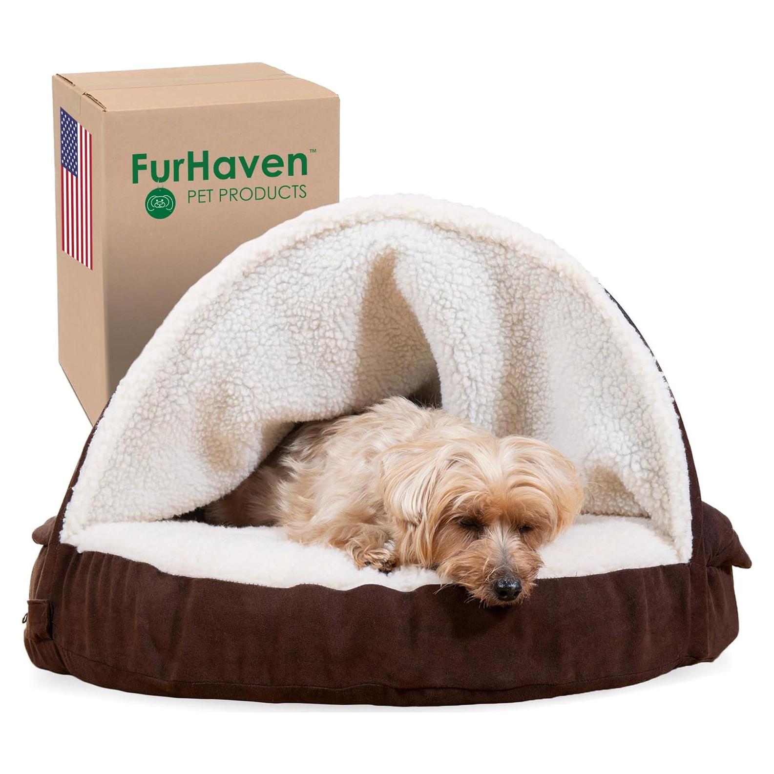 Cama para Perros Furhaven 66 cm Espuma Viscoelástica Espresso