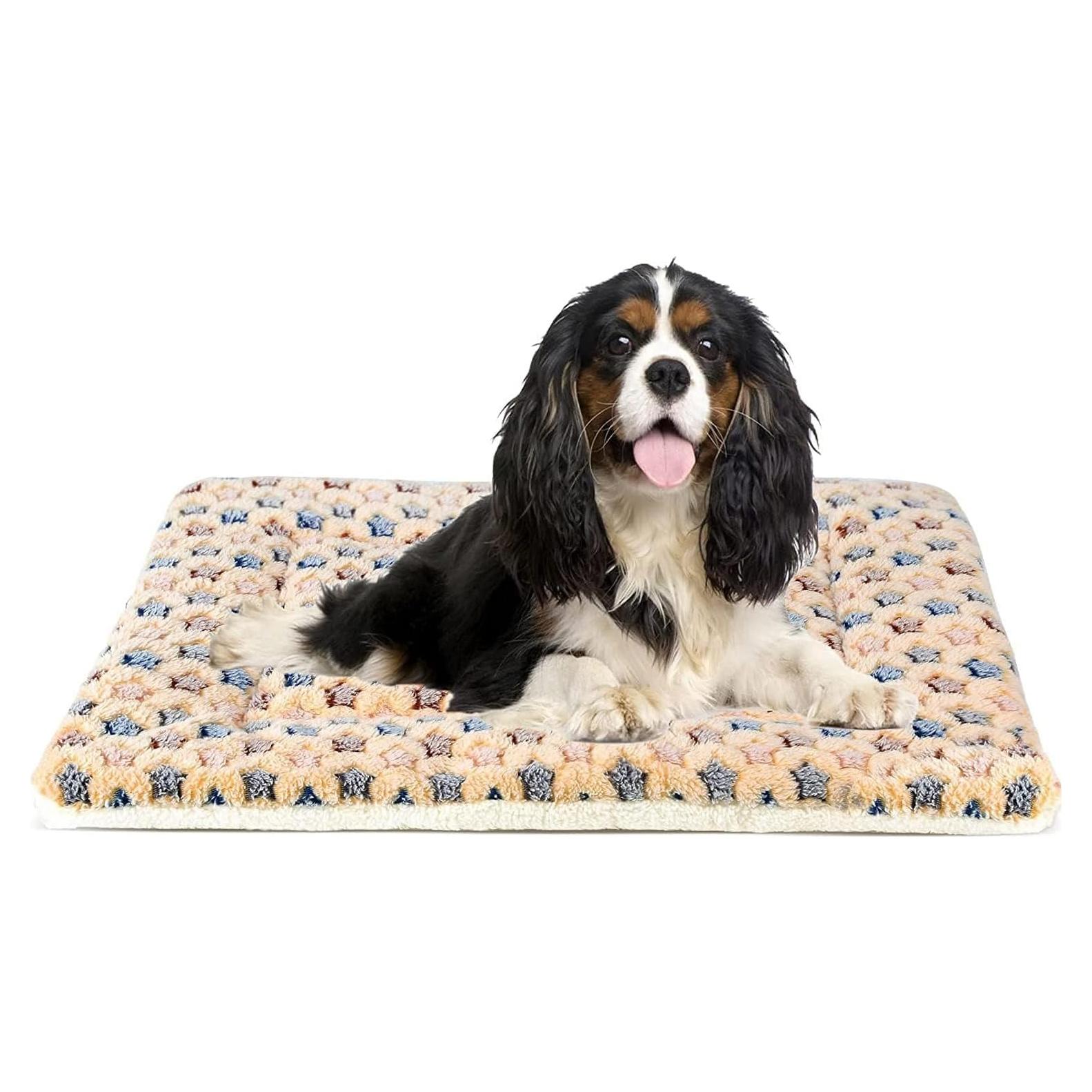 Cama para Perros Mora Pets 76.2 cm Almohadilla Lavable Marrón