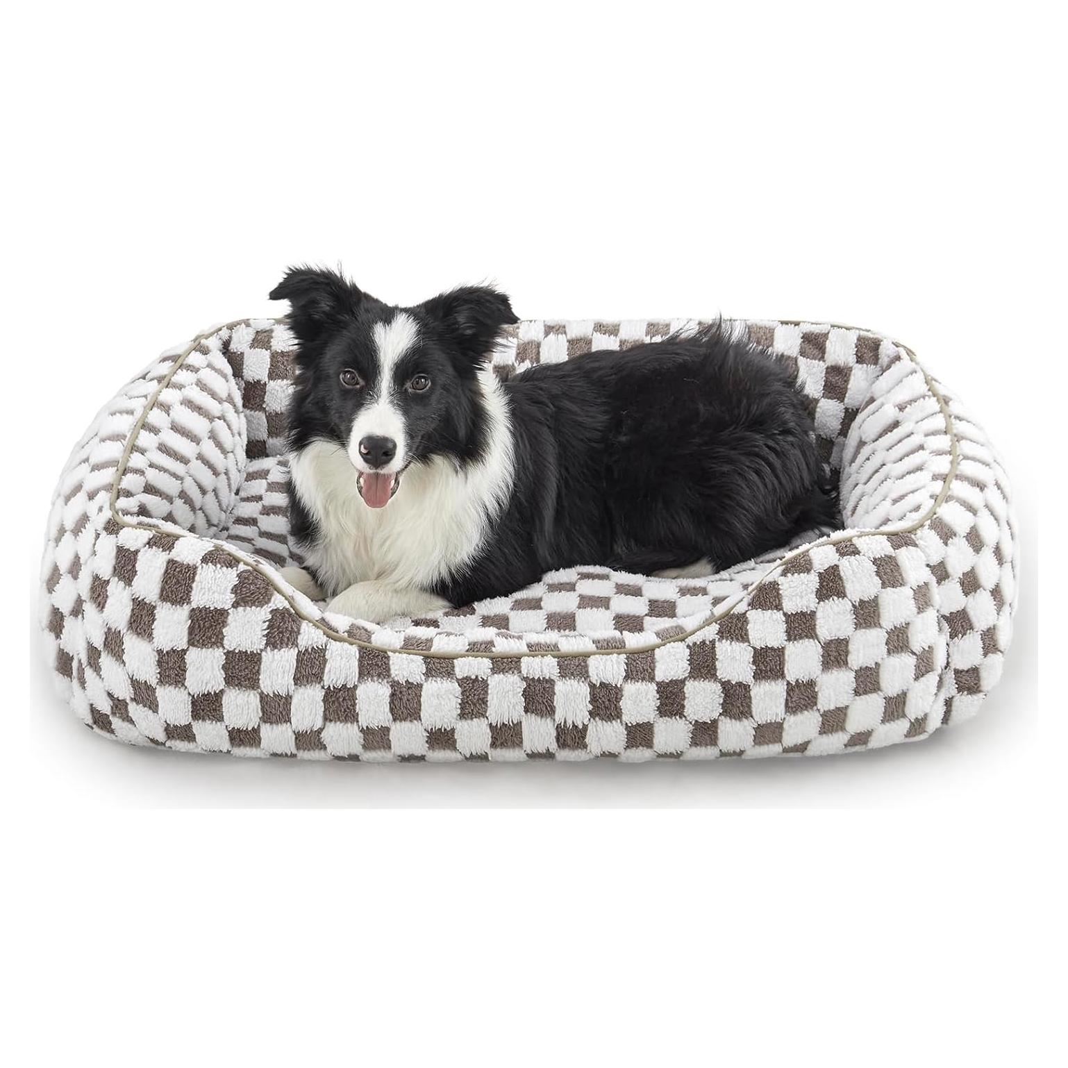 Cama para Perros JOEJOY Sofá Ortopédico 76x61cm Café