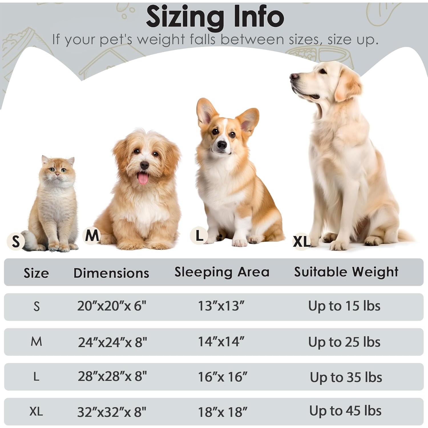 Cama Donut Calmante para Perros y Gatos Hoewina 50.8cm Gris