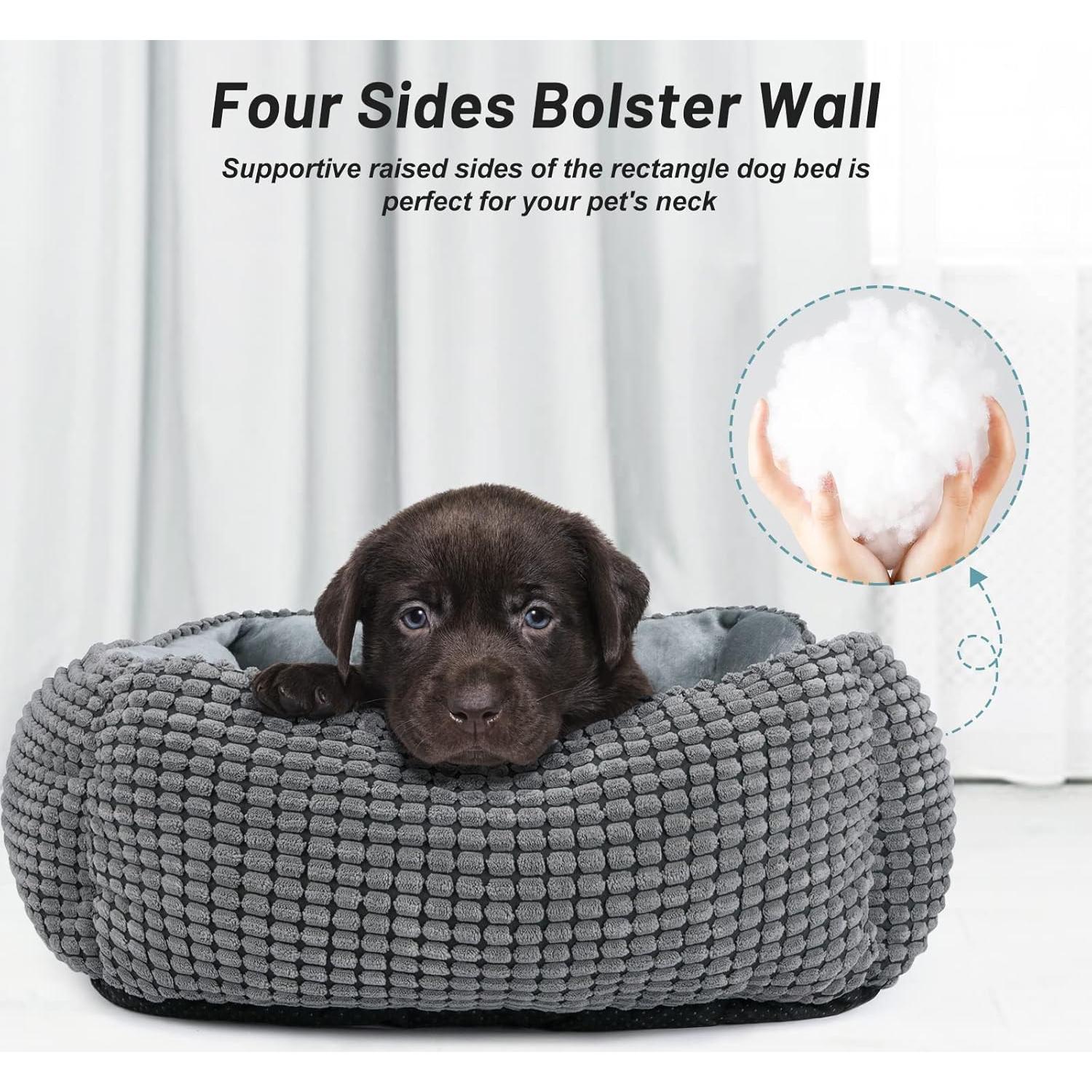 Cama Ortopédica para Perros y Gatos MIXJOY Gris Tamaño S