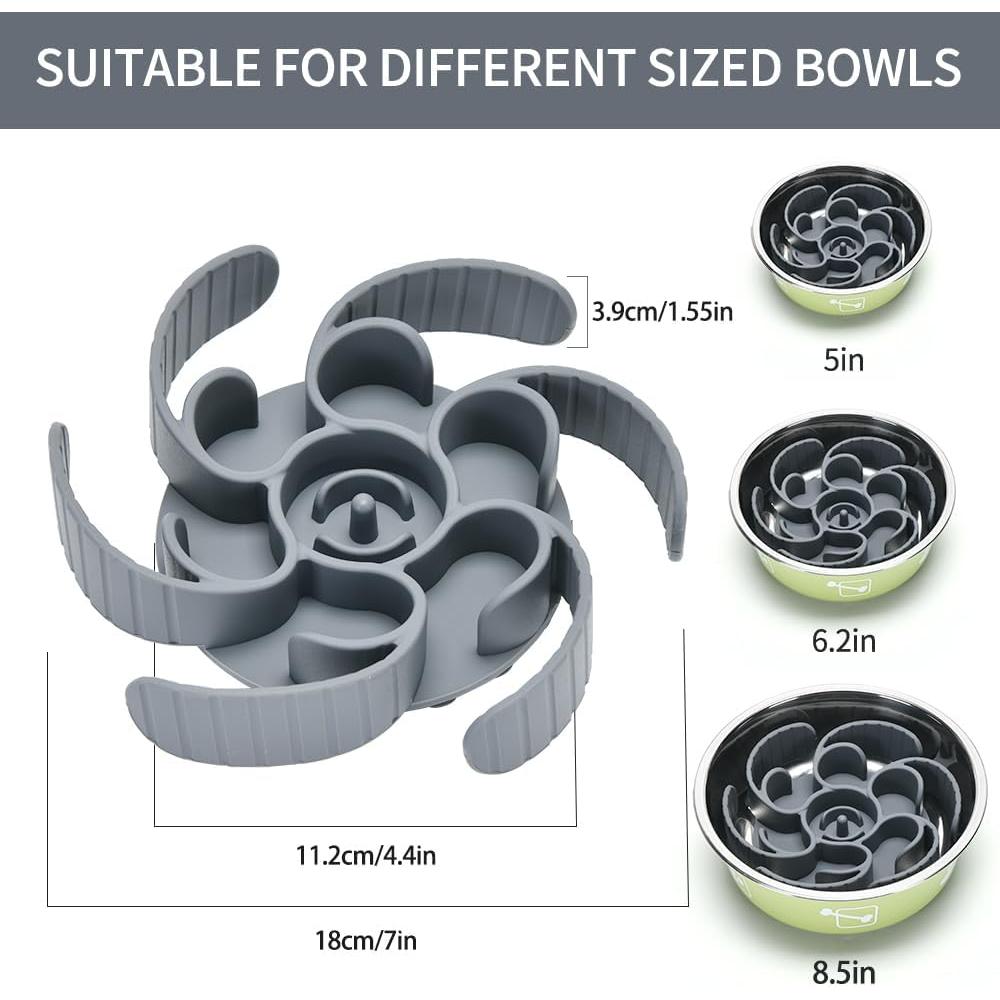 Inserto de Alimentación Lenta para Perros XIAOZHIHUI Gris 17.5cm