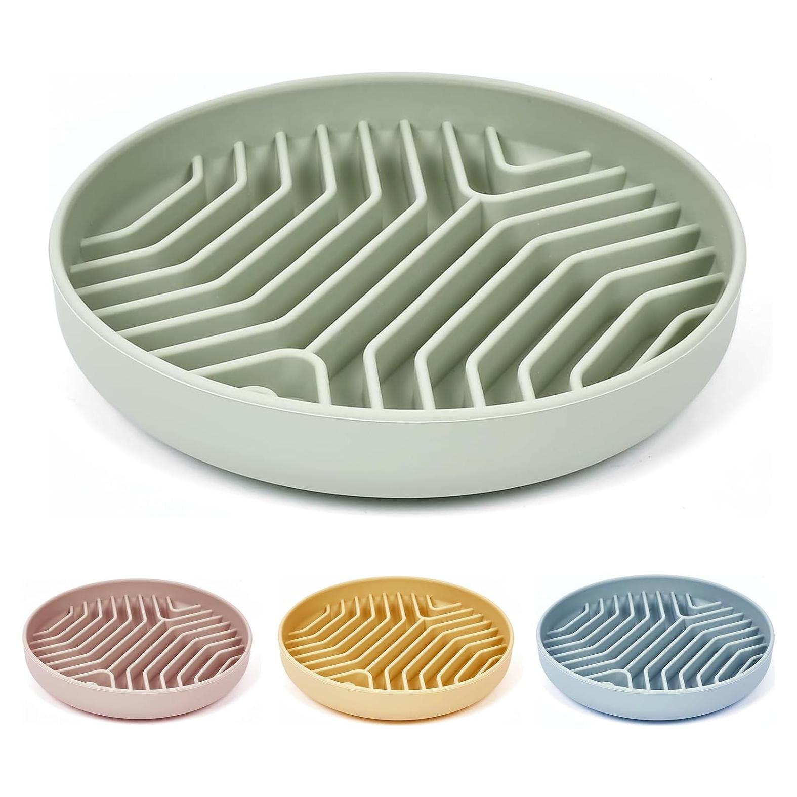 Cuenco de Alimentación Lenta para Perros y Gatos XAQMHSW 19cm