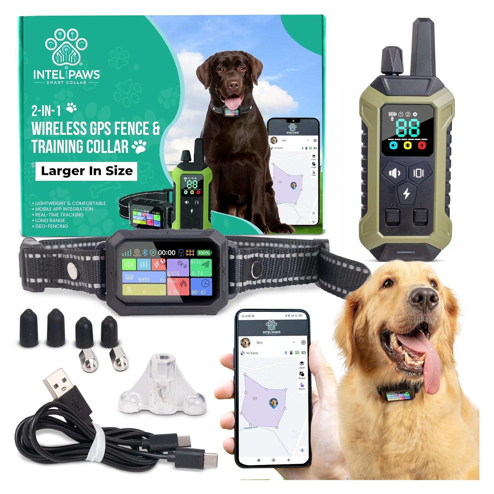 Sistema de Cerca Inalámbrica GPS para Perros Quanzhou - Collar con 4 Modos de Entrenamiento
