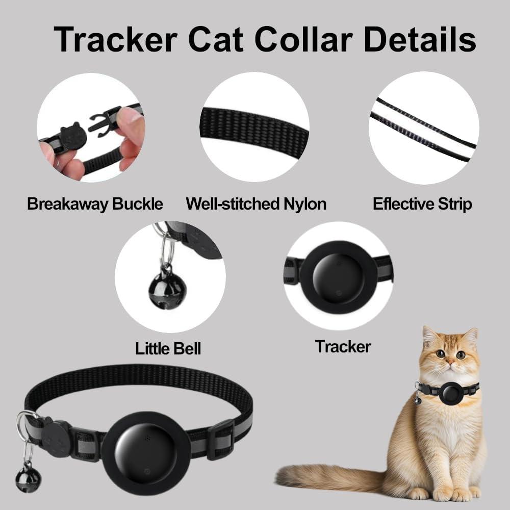 Collar para Gato GPS YGHFC Rosa Impermeable Sin Suscripción