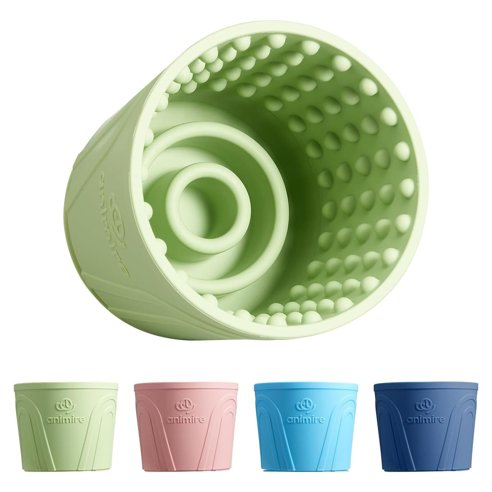 Tazón Lento para Perros Animire, Silicona Antideslizante 14cm