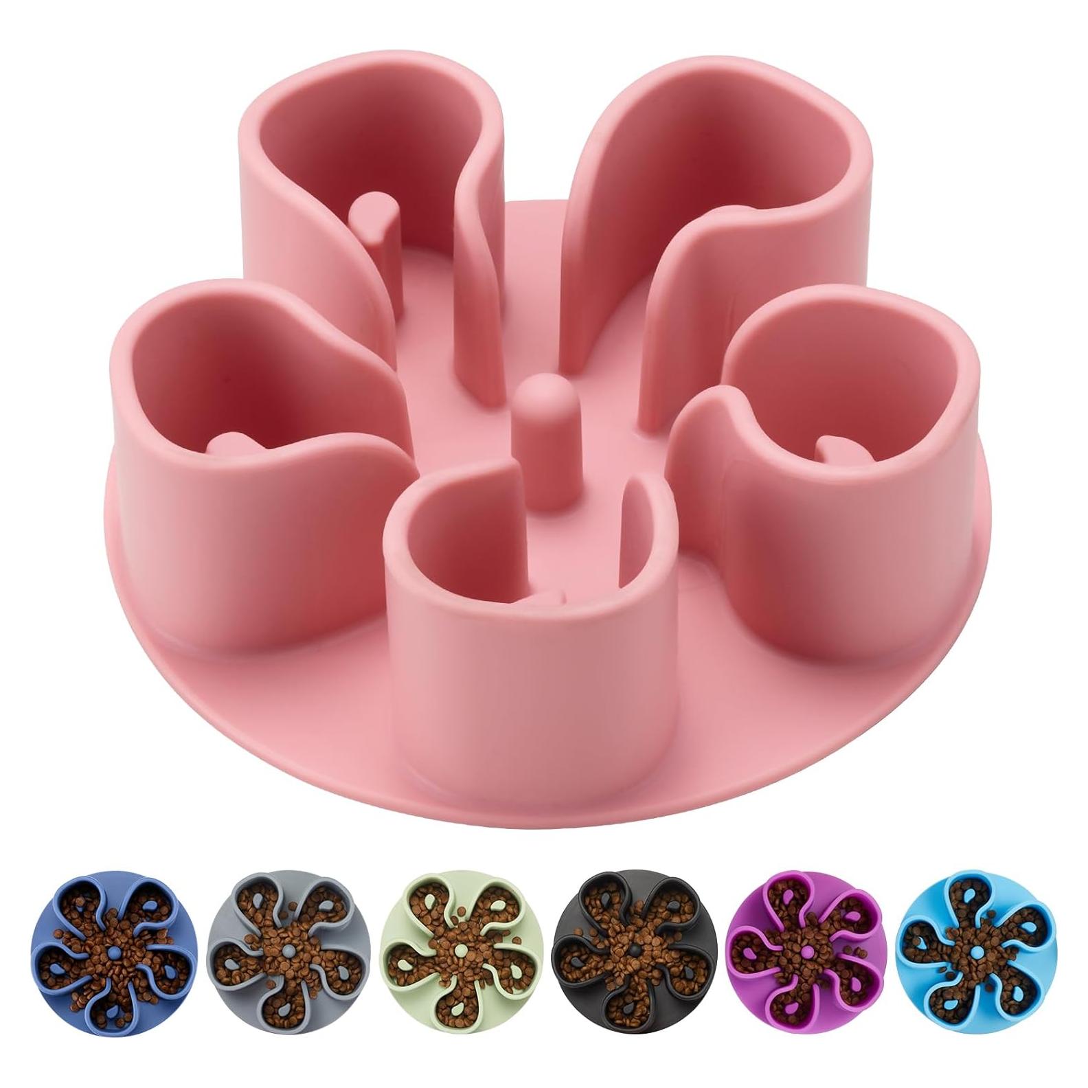 Inserto de Comida Lenta para Perros Petal Rosa S 12.7cm