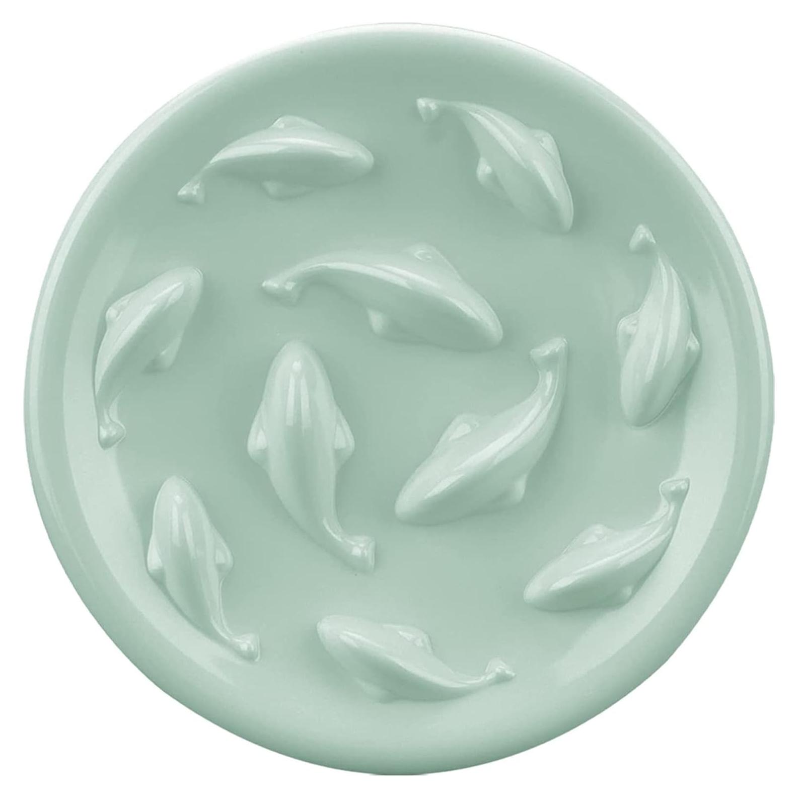 Cuenco de Alimentación Lenta Cilkus para Gatos y Perros Pequeños - Verde