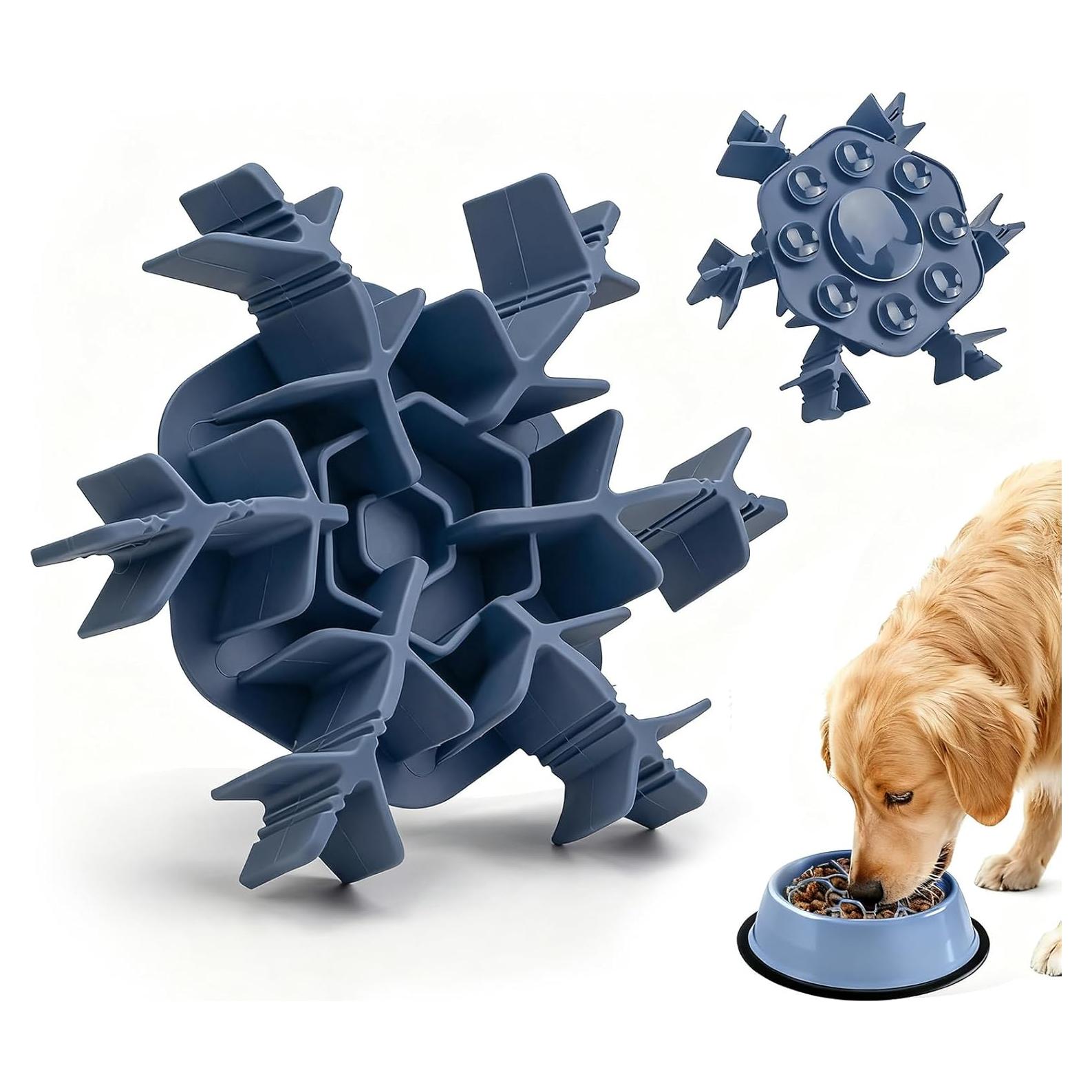 Inserto Comedero Lento Mabnuby Azul 11.9-17.8cm Antideslizante