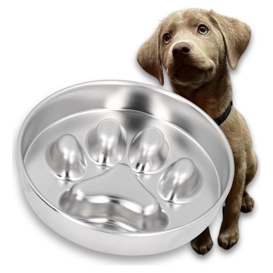 Tazón para Perros Antideslizante STRUNGZ - 2 Tazas Acero Inoxidable