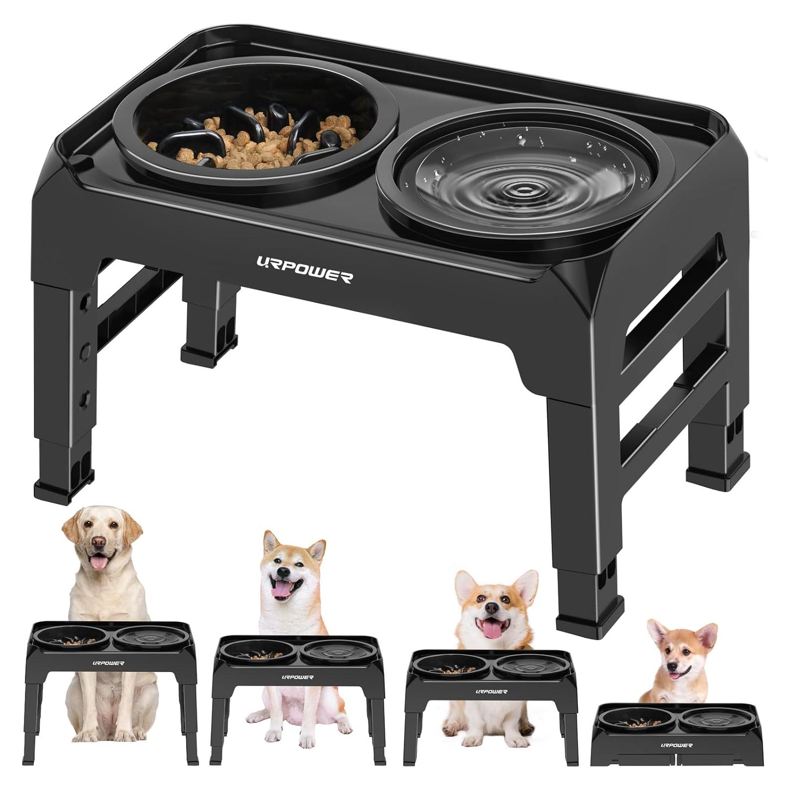 Cuencos Elevados para Perros URPOWER Antideslizantes 50 oz