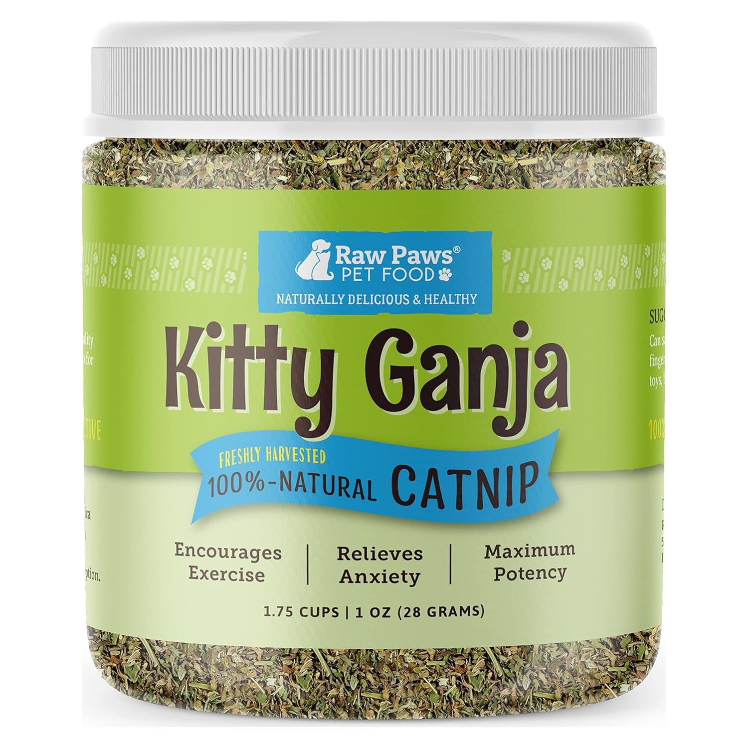 Hierba Gatera Fresca Raw Paws 28.35 g - Natural y Segura