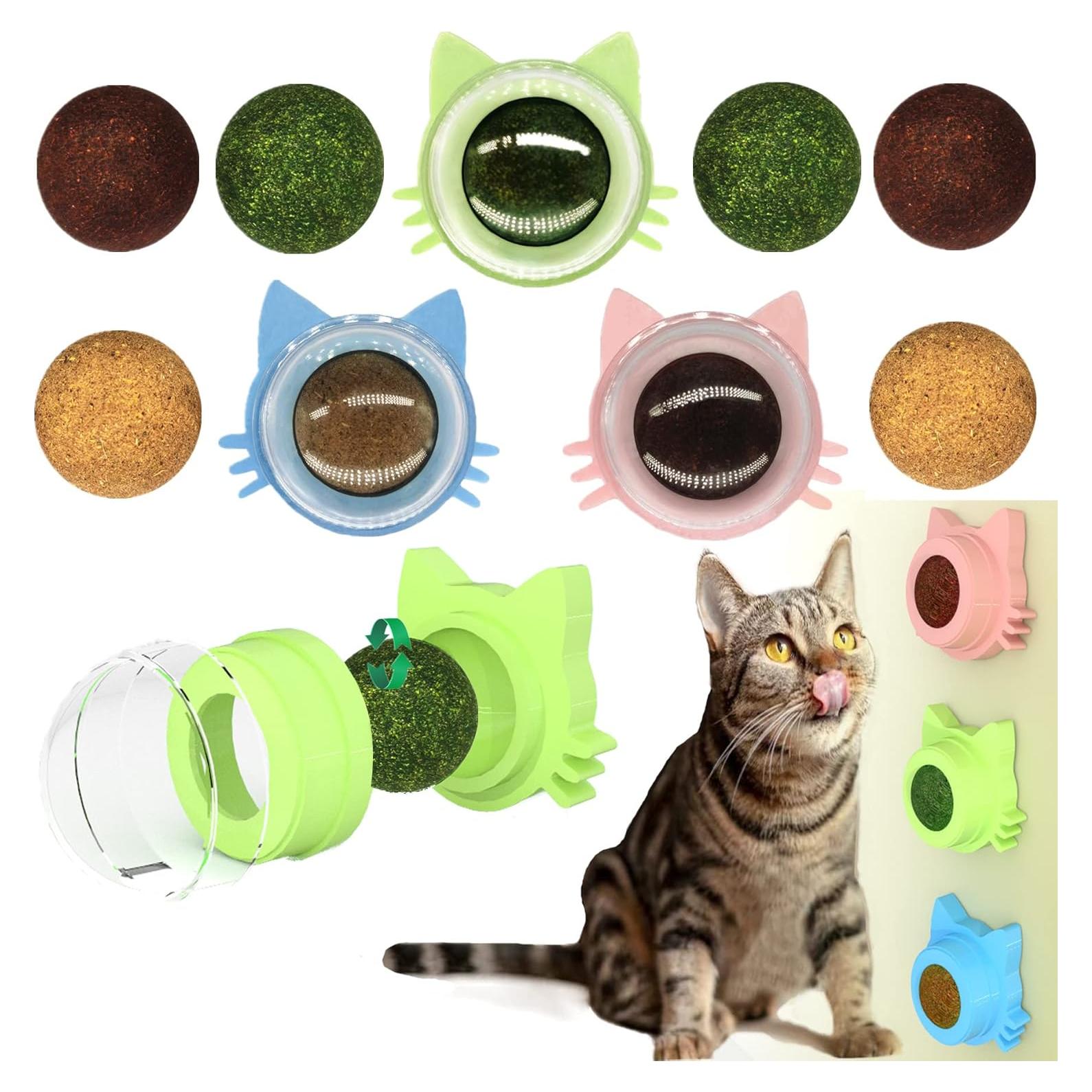 9PCS Juguetes para Gato GREMBEB con Hierba Gatera y Silvervine