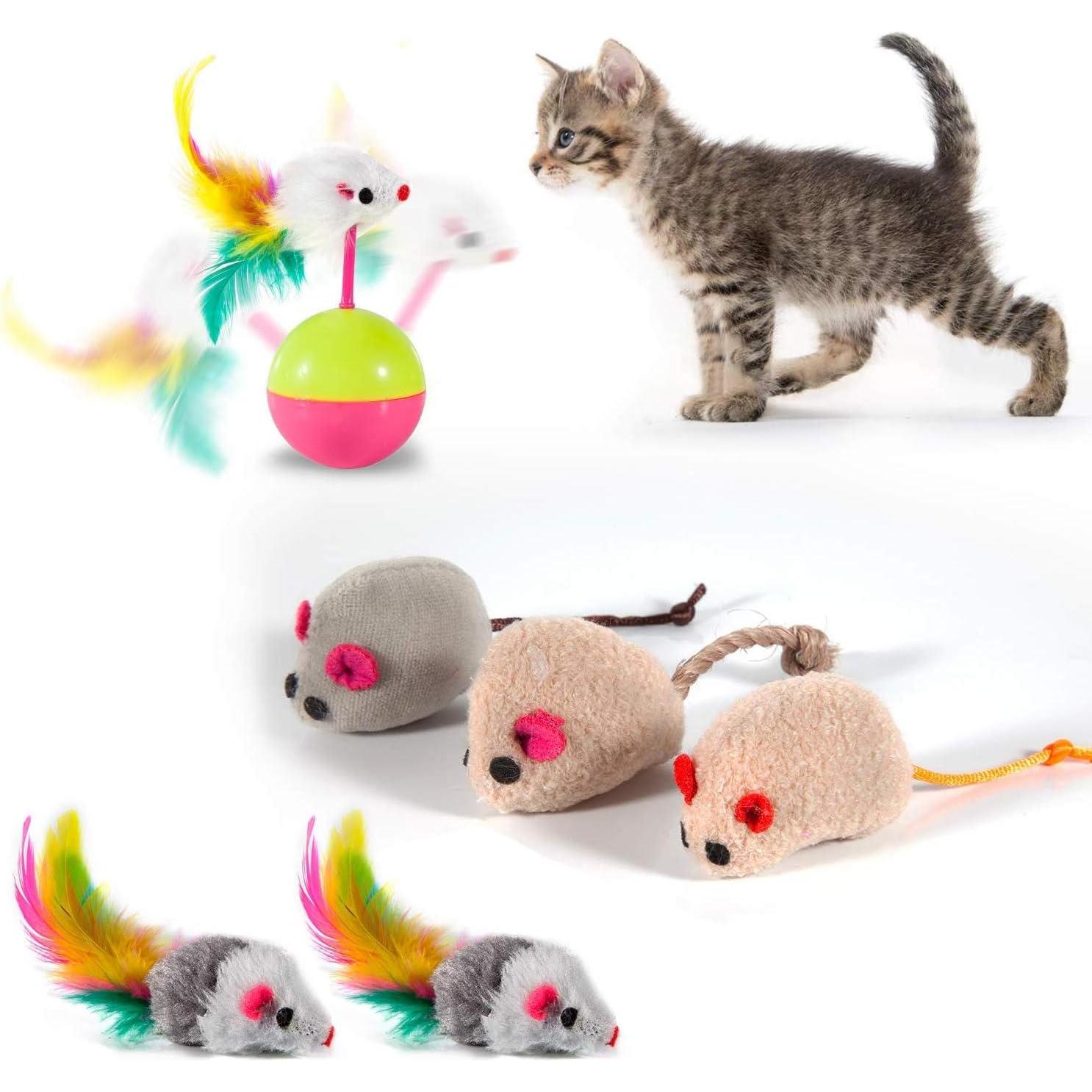 Kit de Juguetes para Gatos MIBOTE - 28 Piezas Interactivas