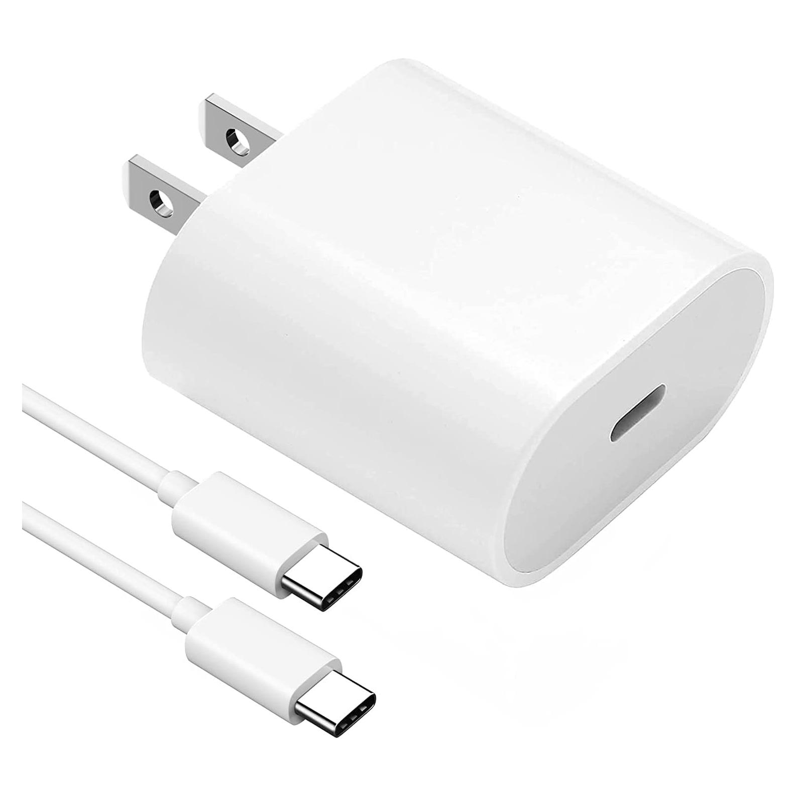 Cargador Rápido USB C 20W para iPad Pro y Air con Cable 2m