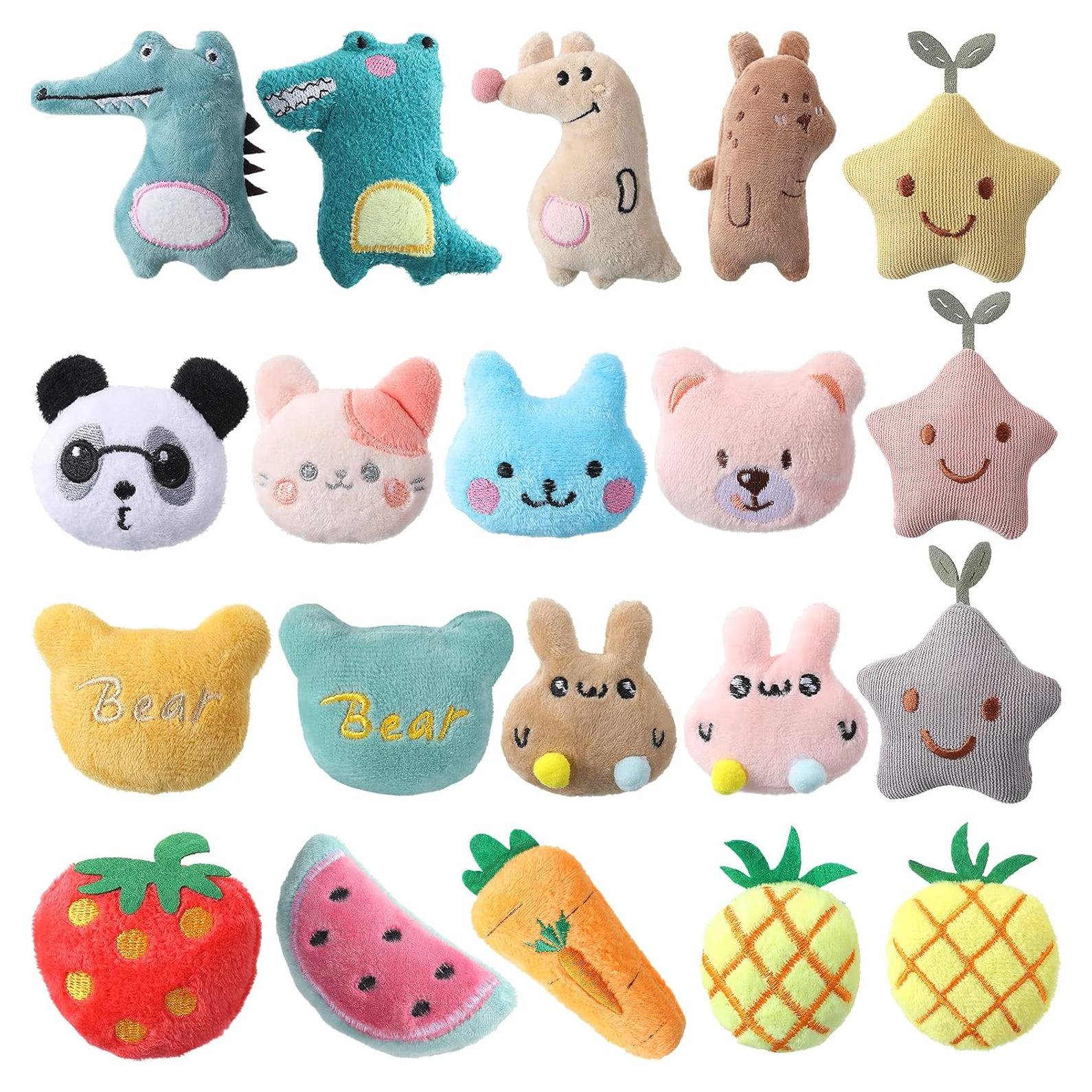 Juguetes de Hierba Gatera Gejoy 20 Piezas para Gatos Interiores