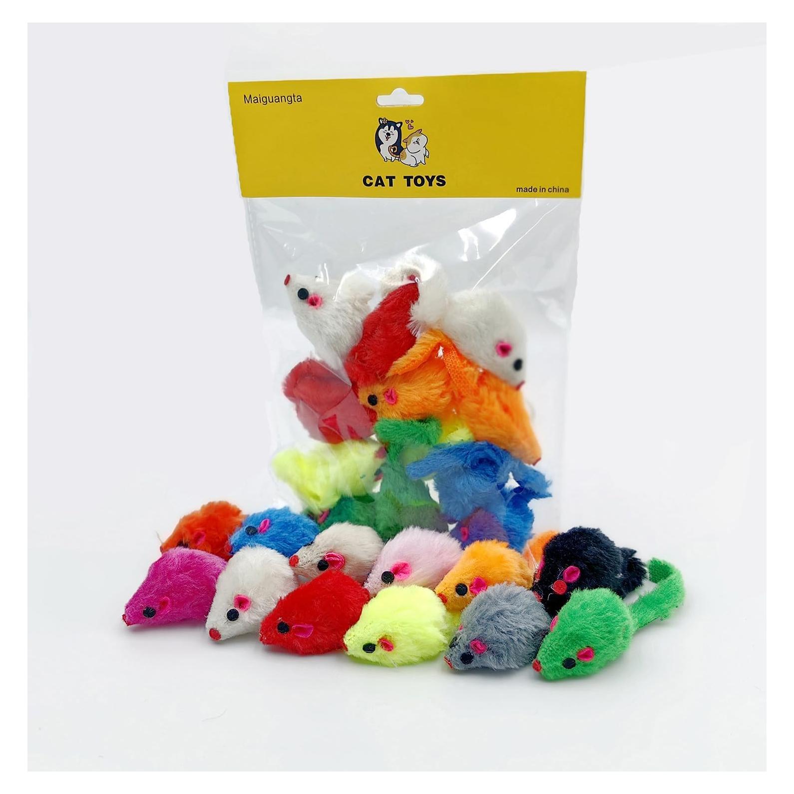 12 Juguetes de Ratón para Gatos Maiguangta - Catnip y Sonido