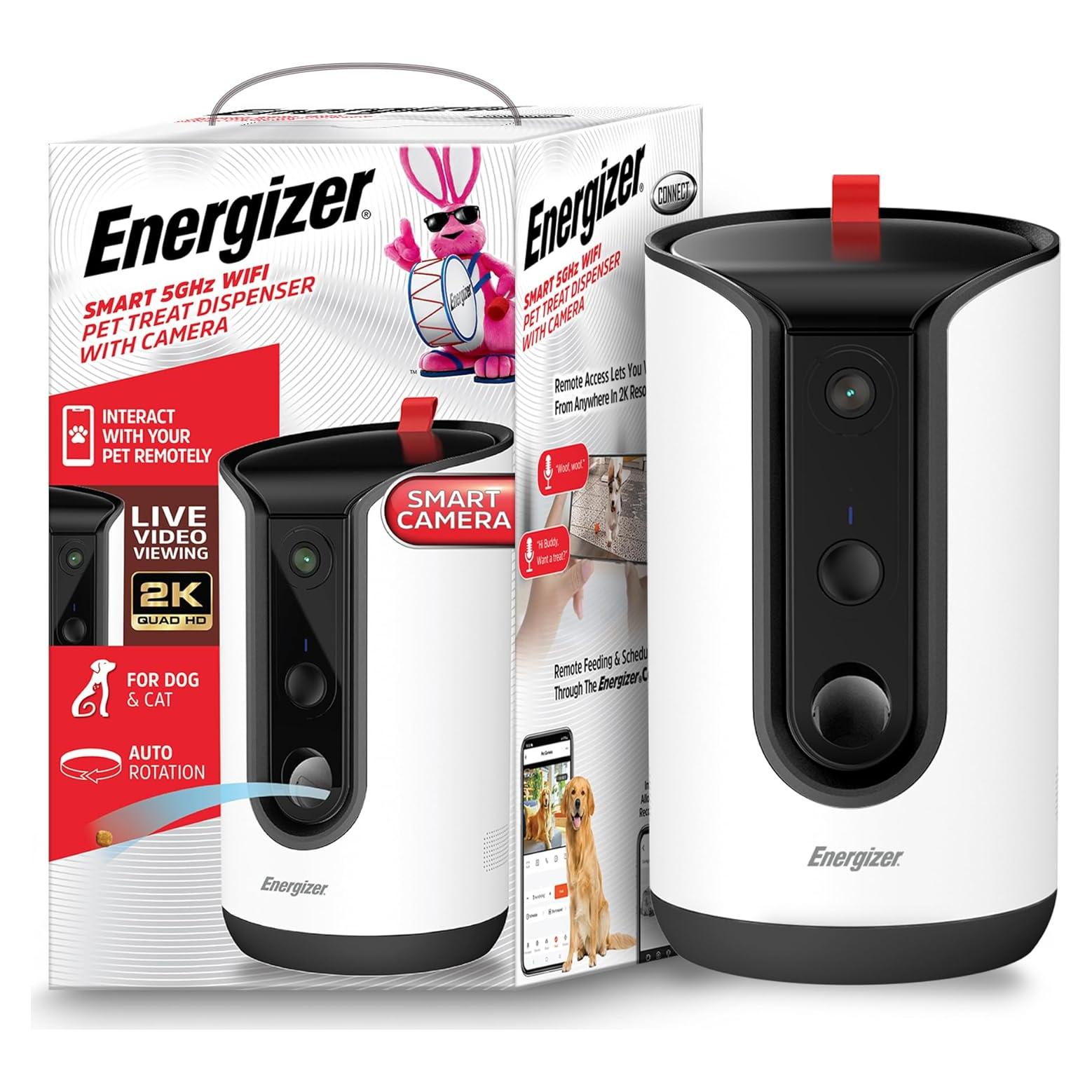 Energizer Smart Pet Treater 2K con cámara, audio y Wi-Fi