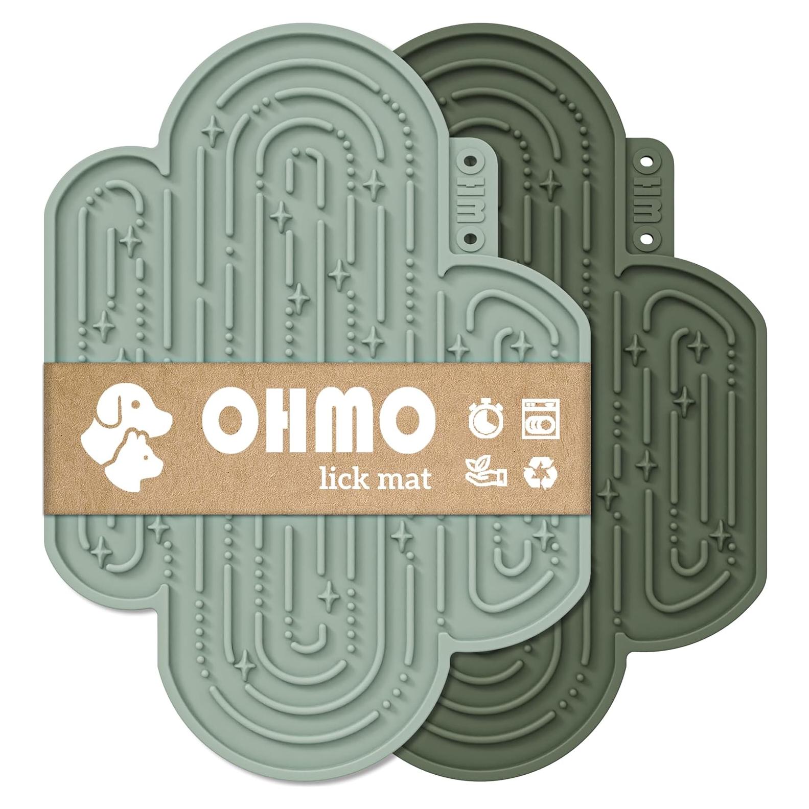 Mat de Lamer OHMO Grande para Perros y Gatos - Diseño Cactus