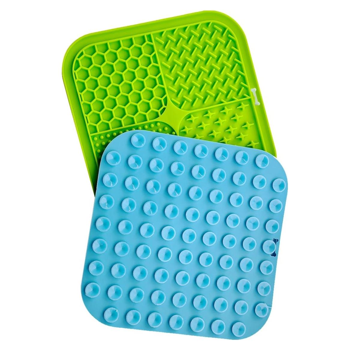 Alfombrilla de Lamer para Perros Pet Tool, 2 Pcs, 20cm