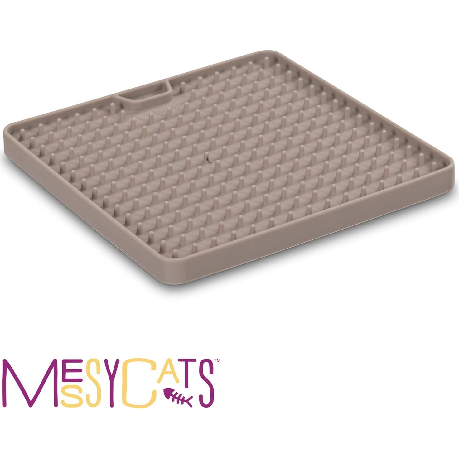 Tapete Interactivo de Silicona Messy Mutts 14x14 cm para Gatos y Perros