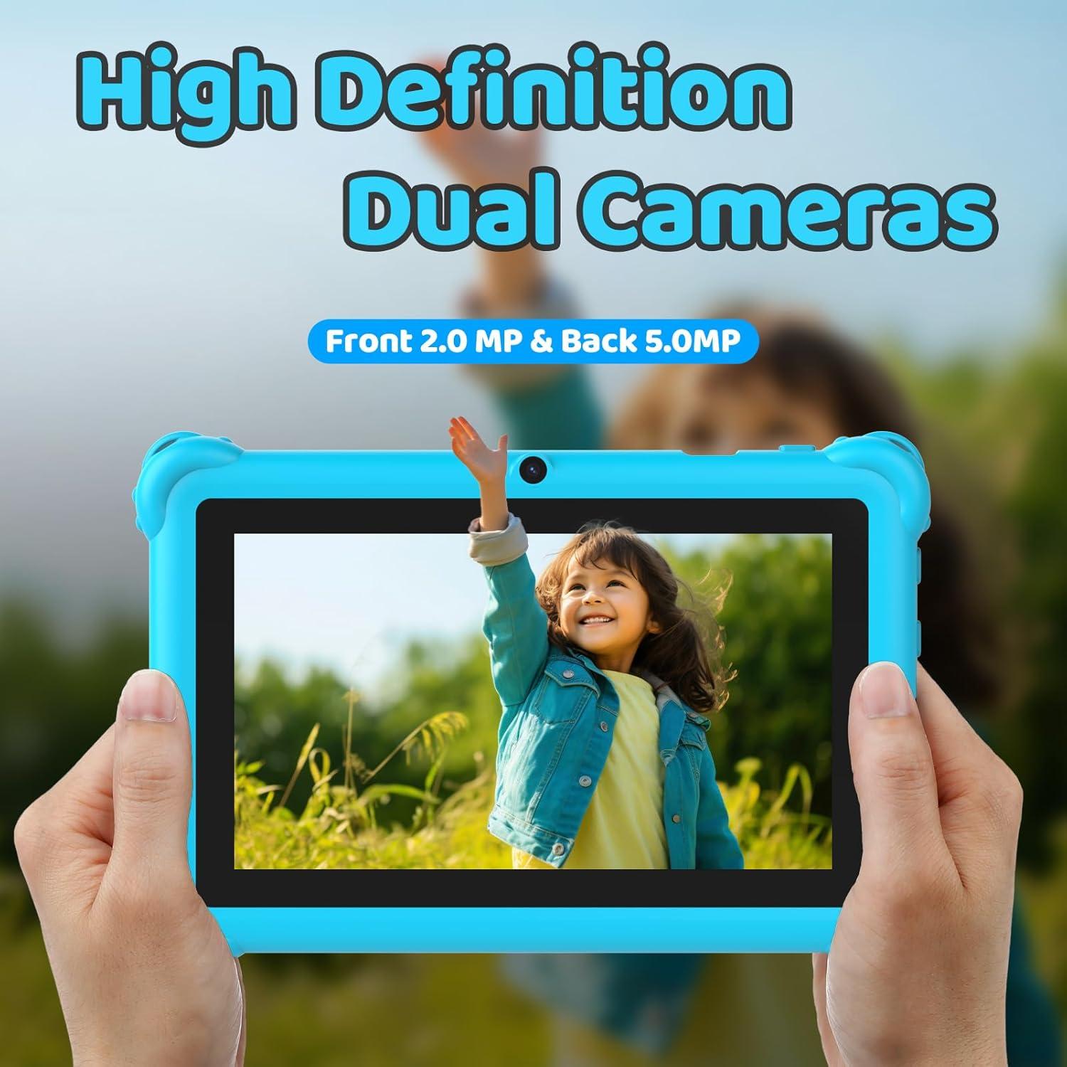 Tablet para Niños WUIUHOU 7" Android 12, 4GB RAM, 32GB ROM